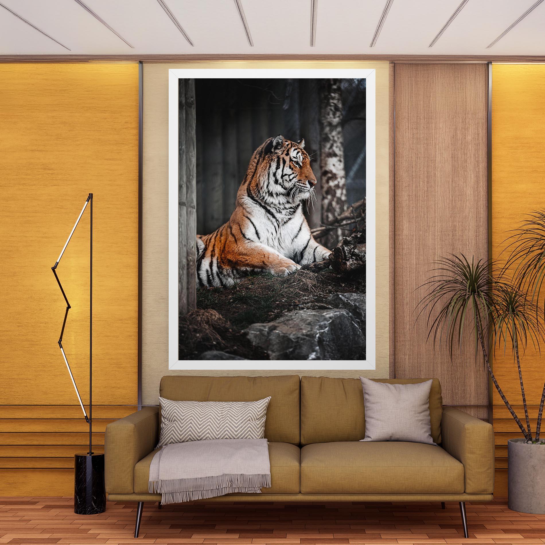 Leinwandbild Forest Tiger mockup 9