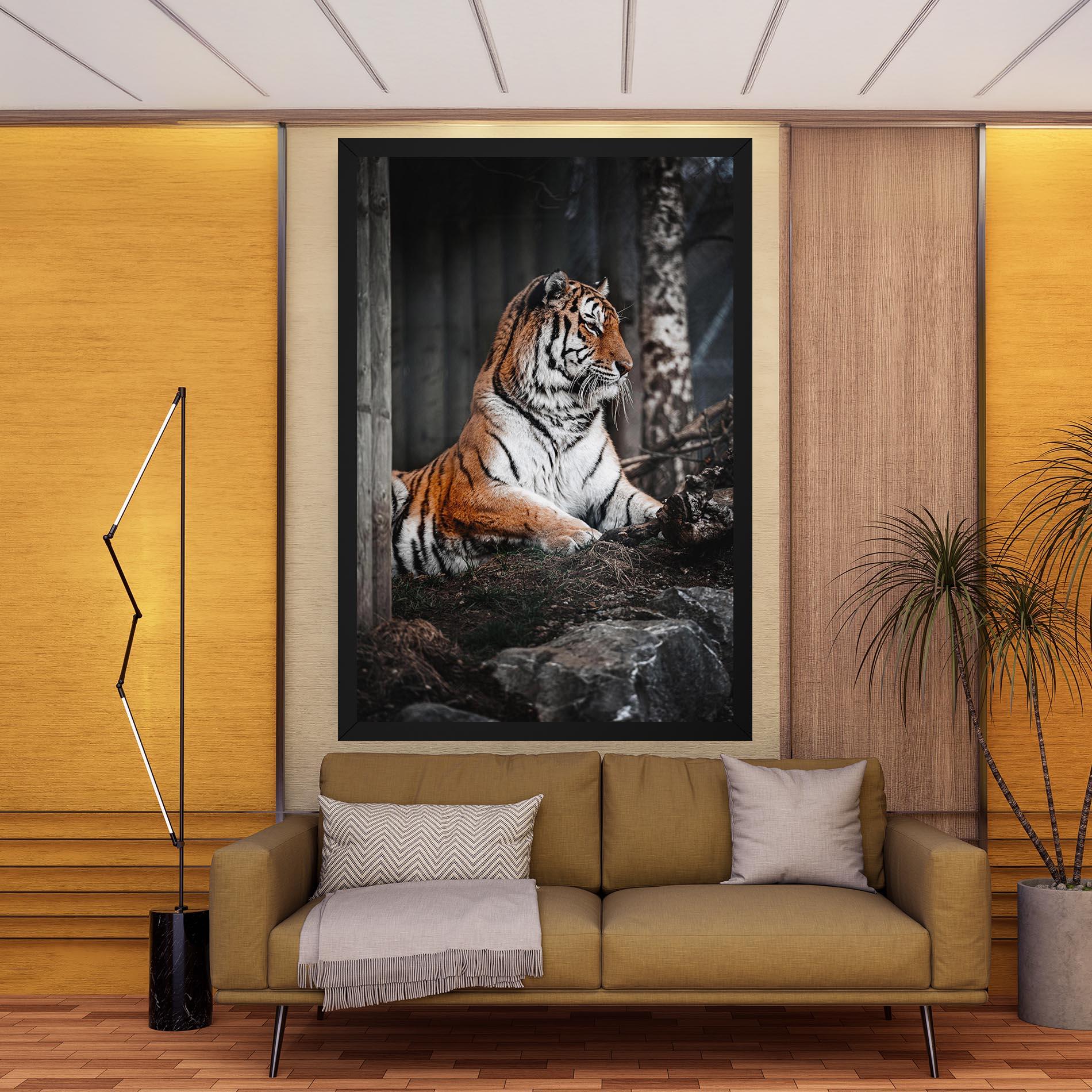 Leinwandbild Forest Tiger mockup 9