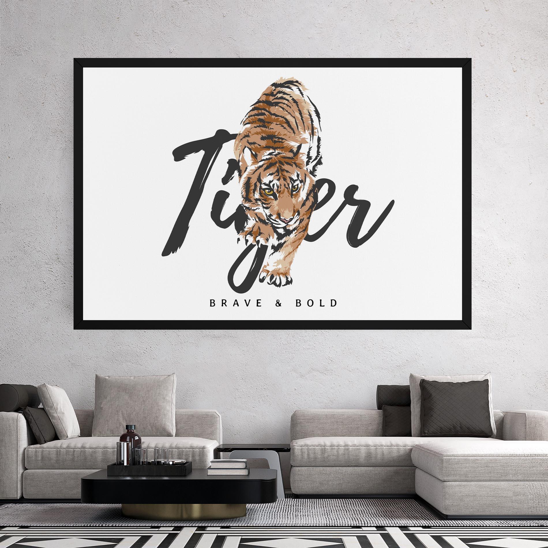 Leinwandbild Brave And Bold mockup 2