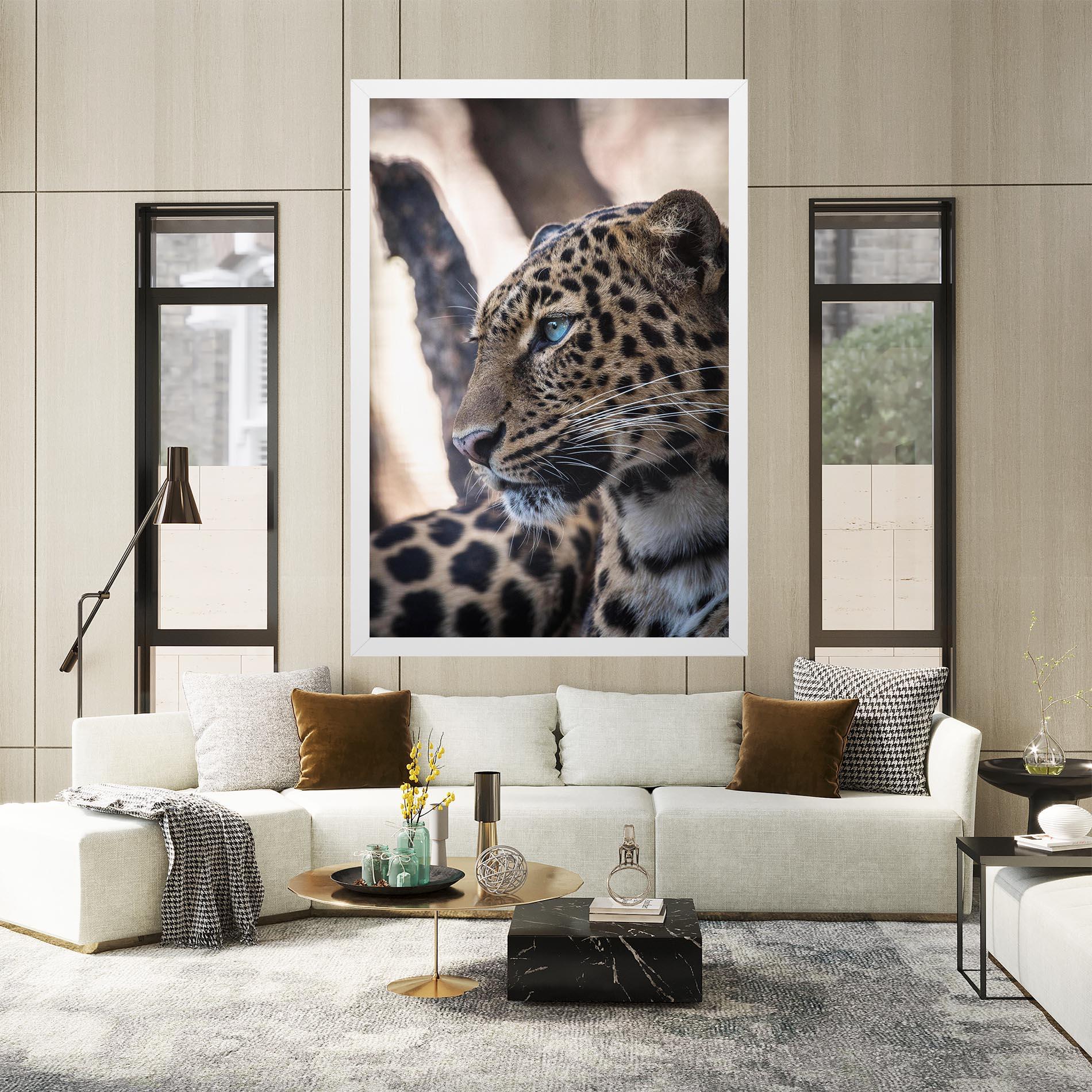 Leinwandbild Blue Tiger mockup 2