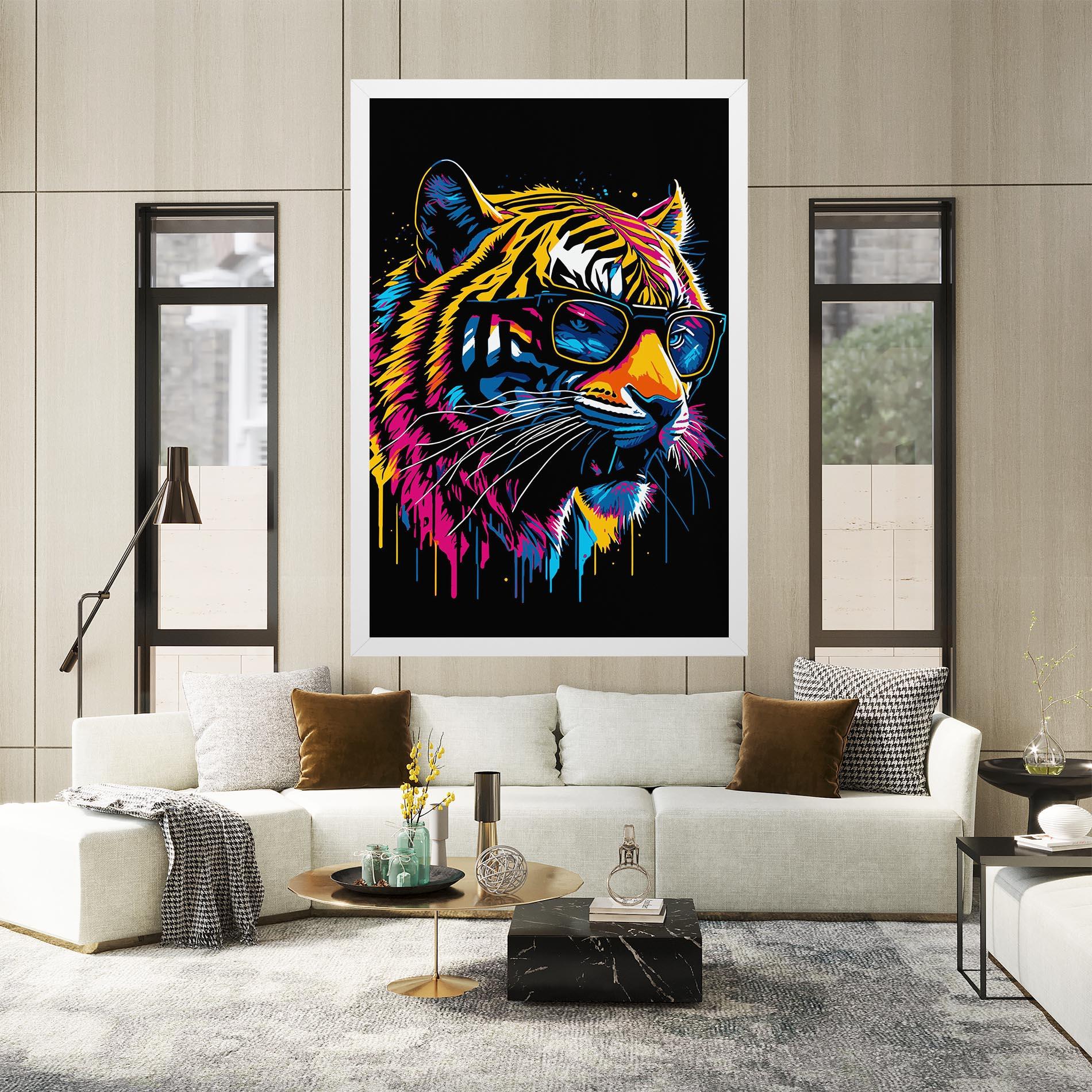 Leinwandbild Cool Tiger mockup 2