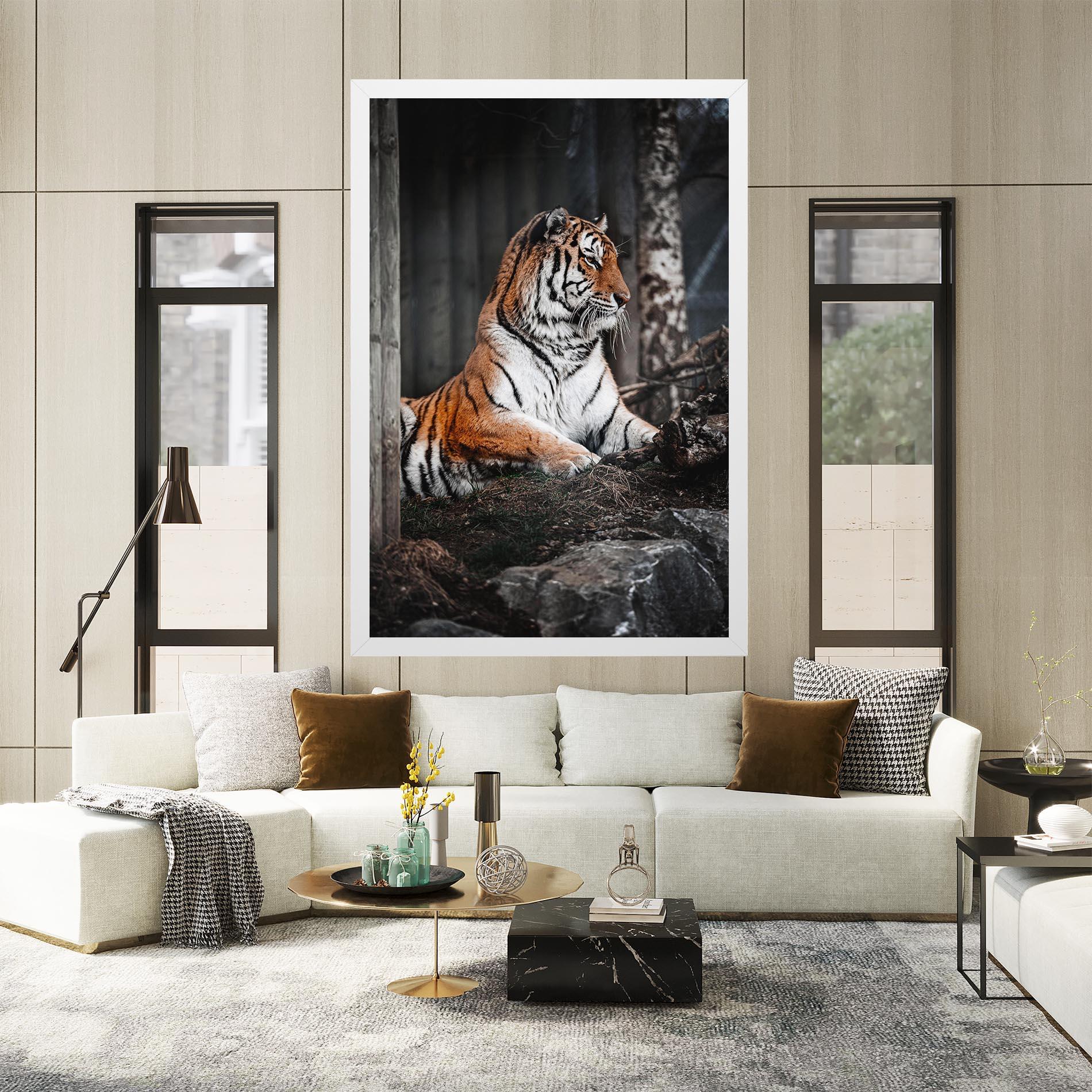 Leinwandbild Forest Tiger mockup 2