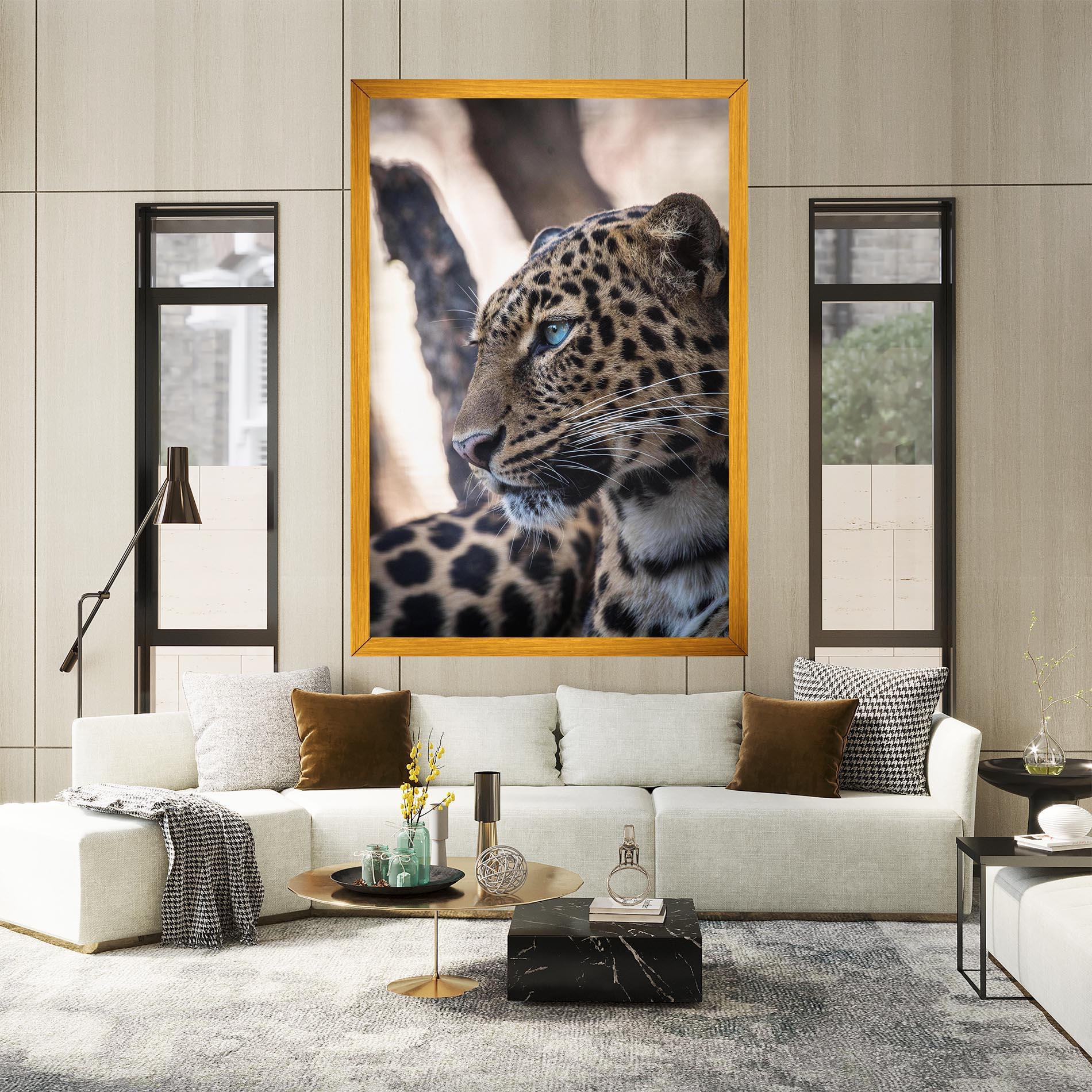 Leinwandbild Blue Tiger mockup 2