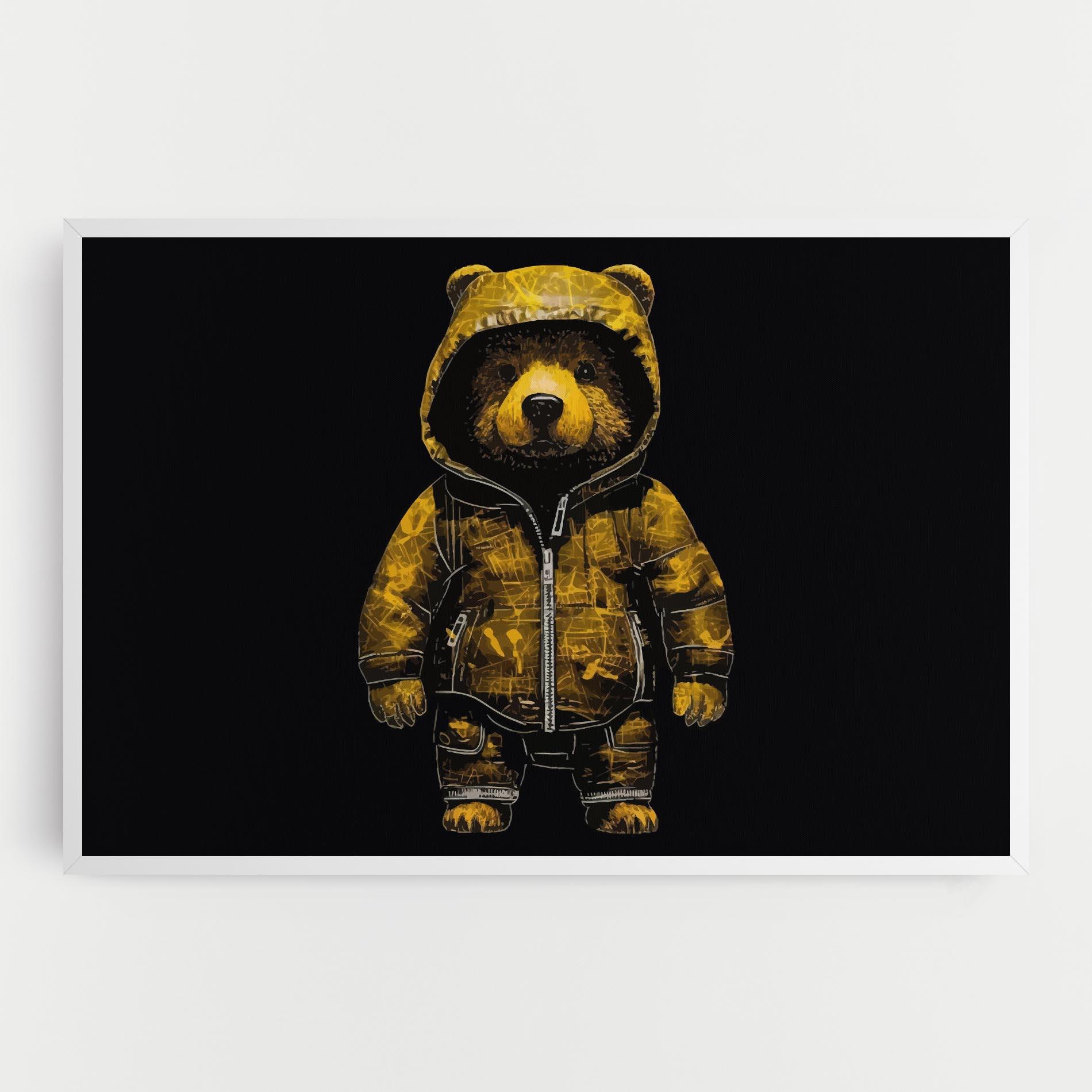 Leinwandbild Yellow Bear mockup 0