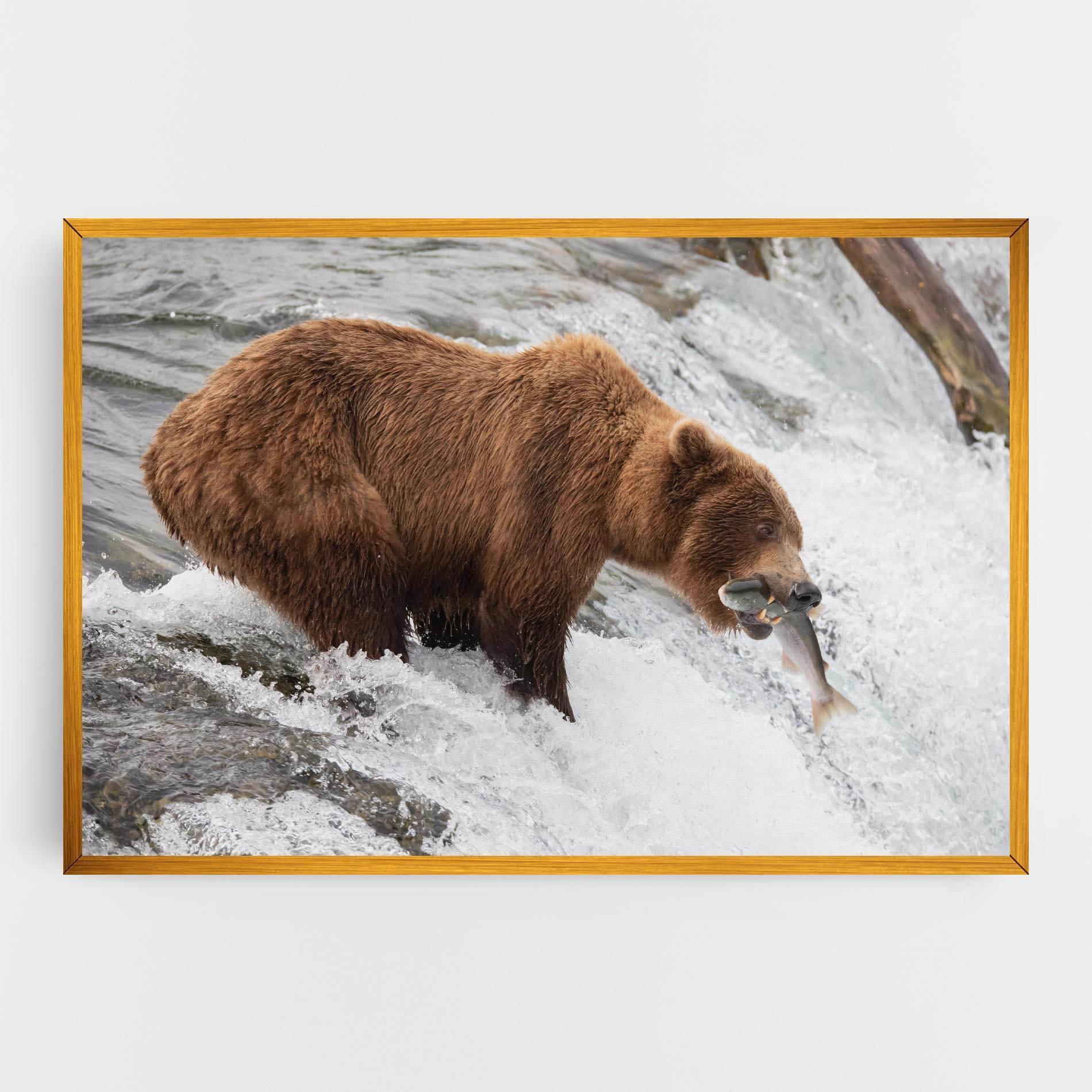 Leinwandbild Bear Hunting mockup 0