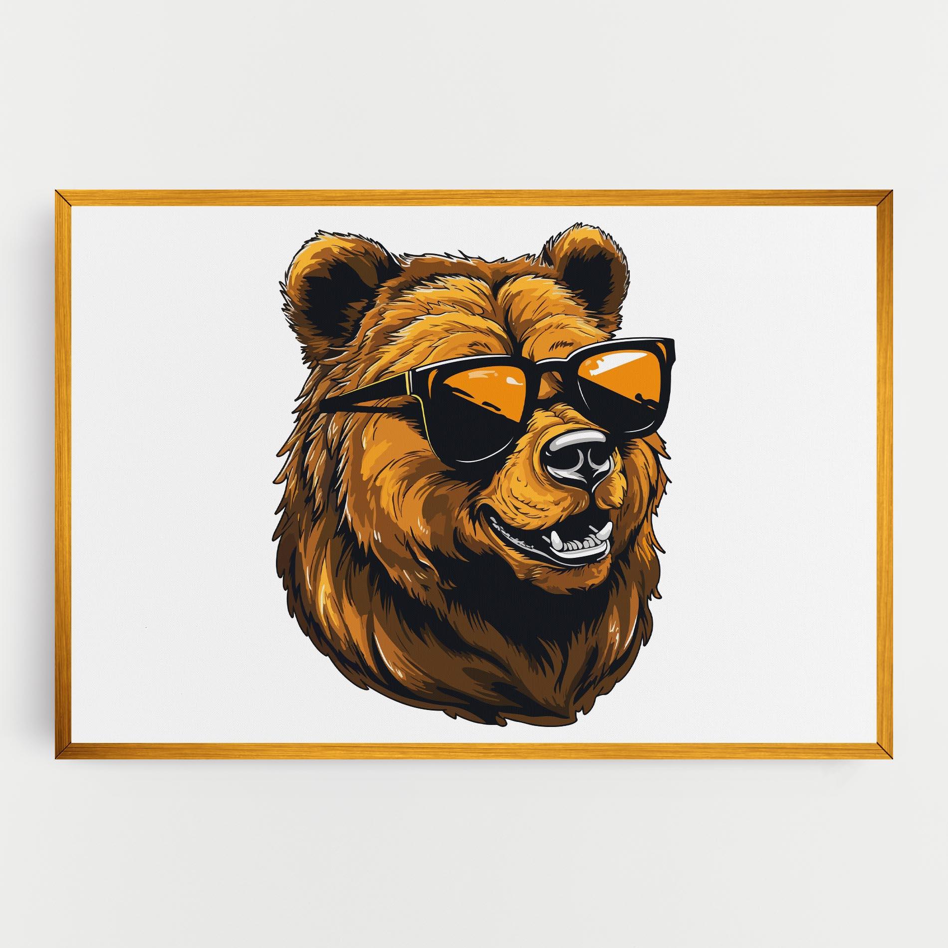 Leinwandbild Cool Glasses mockup 0