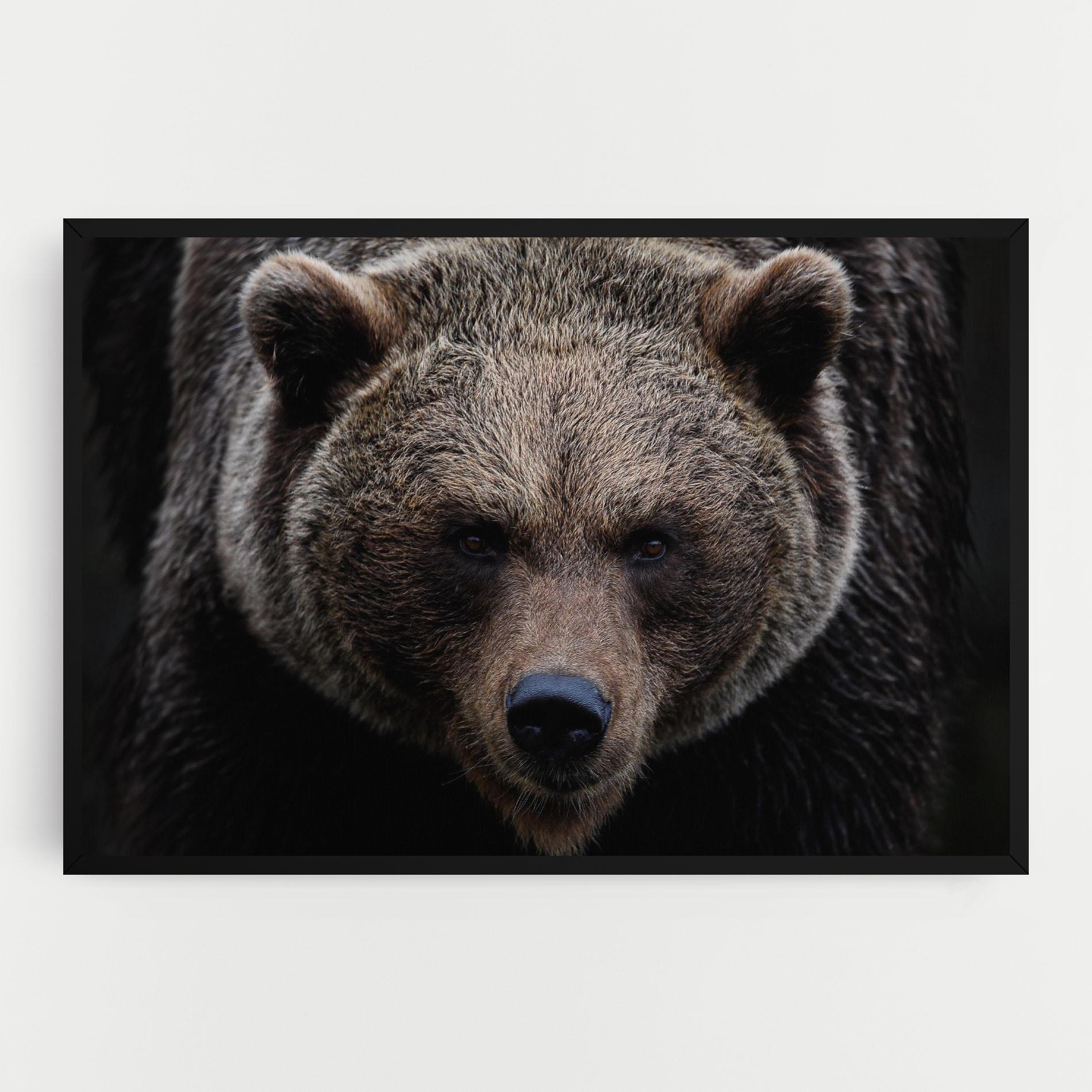 Leinwandbild Brown Bear mockup 0