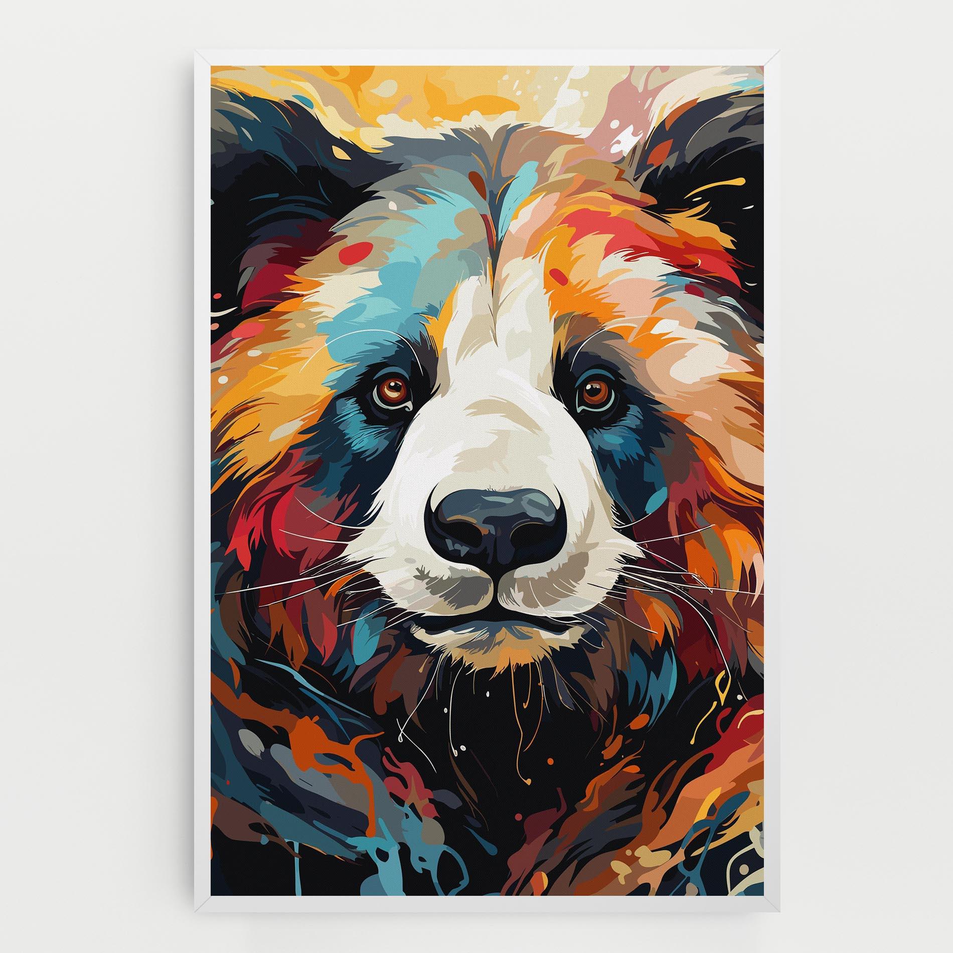 Leinwandbild Cream Color Bear mockup 0