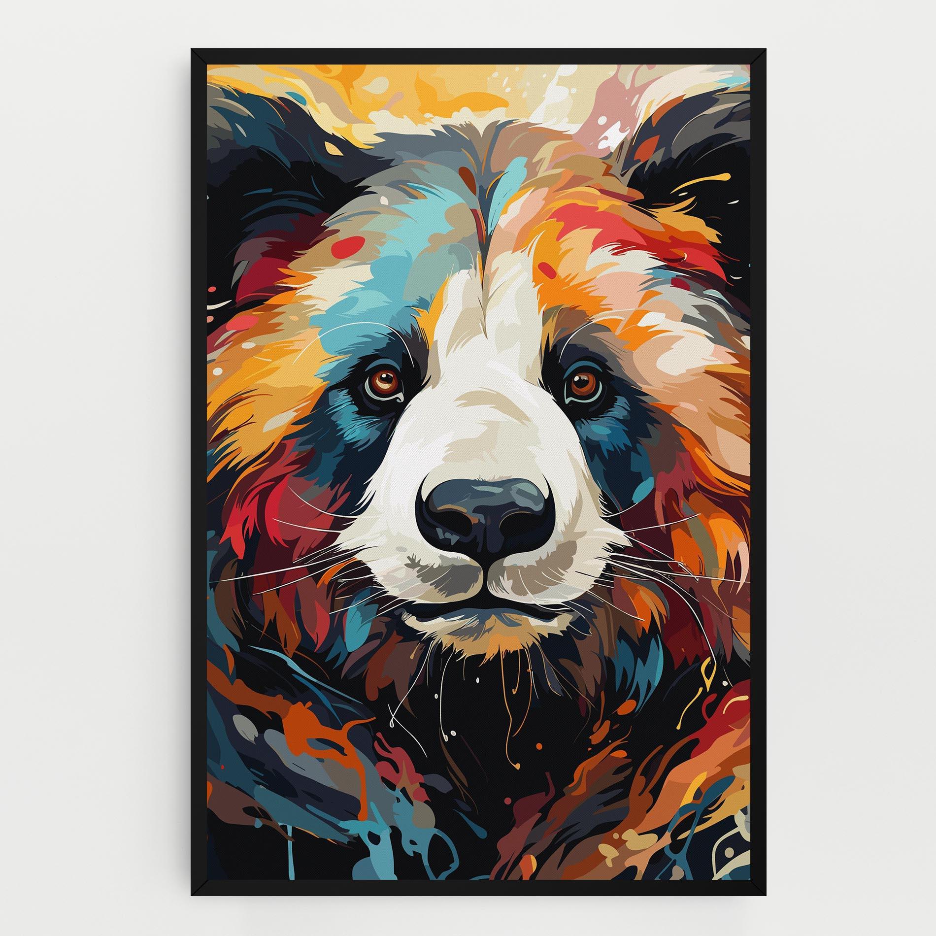 Leinwandbild Cream Color Bear mockup 0