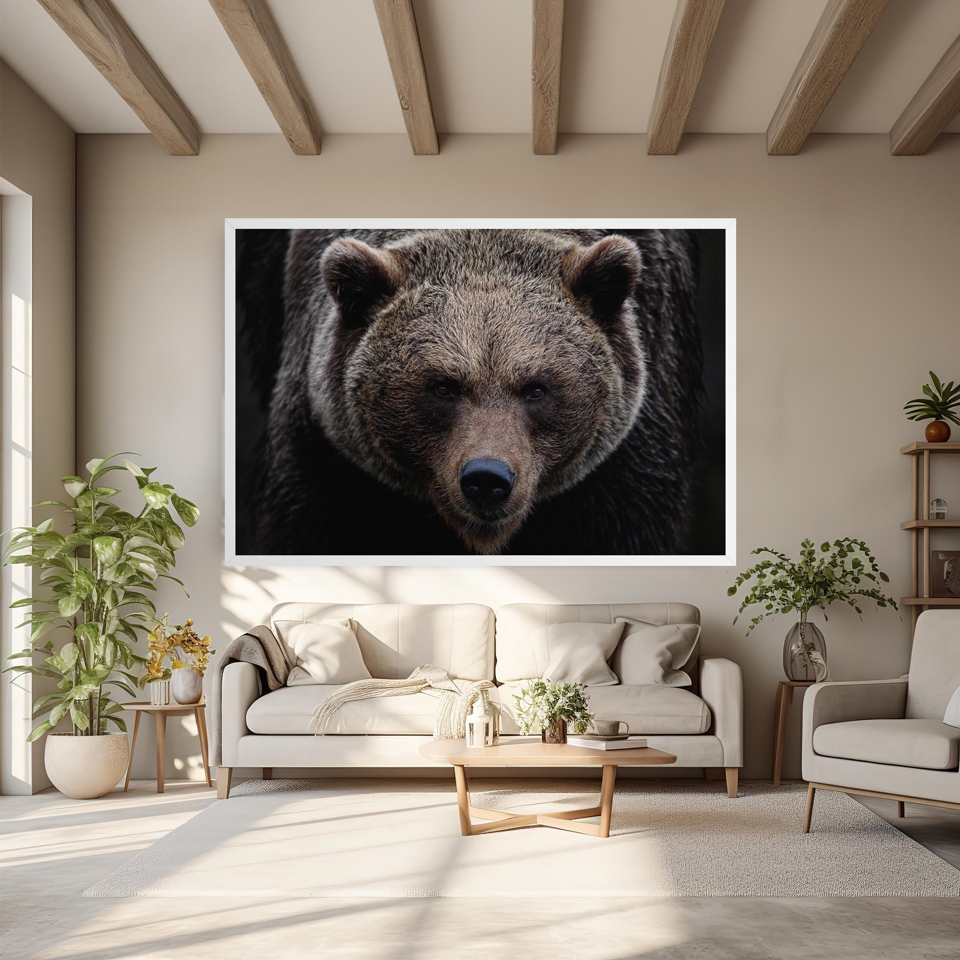 Leinwandbild Brown Bear mockup 6