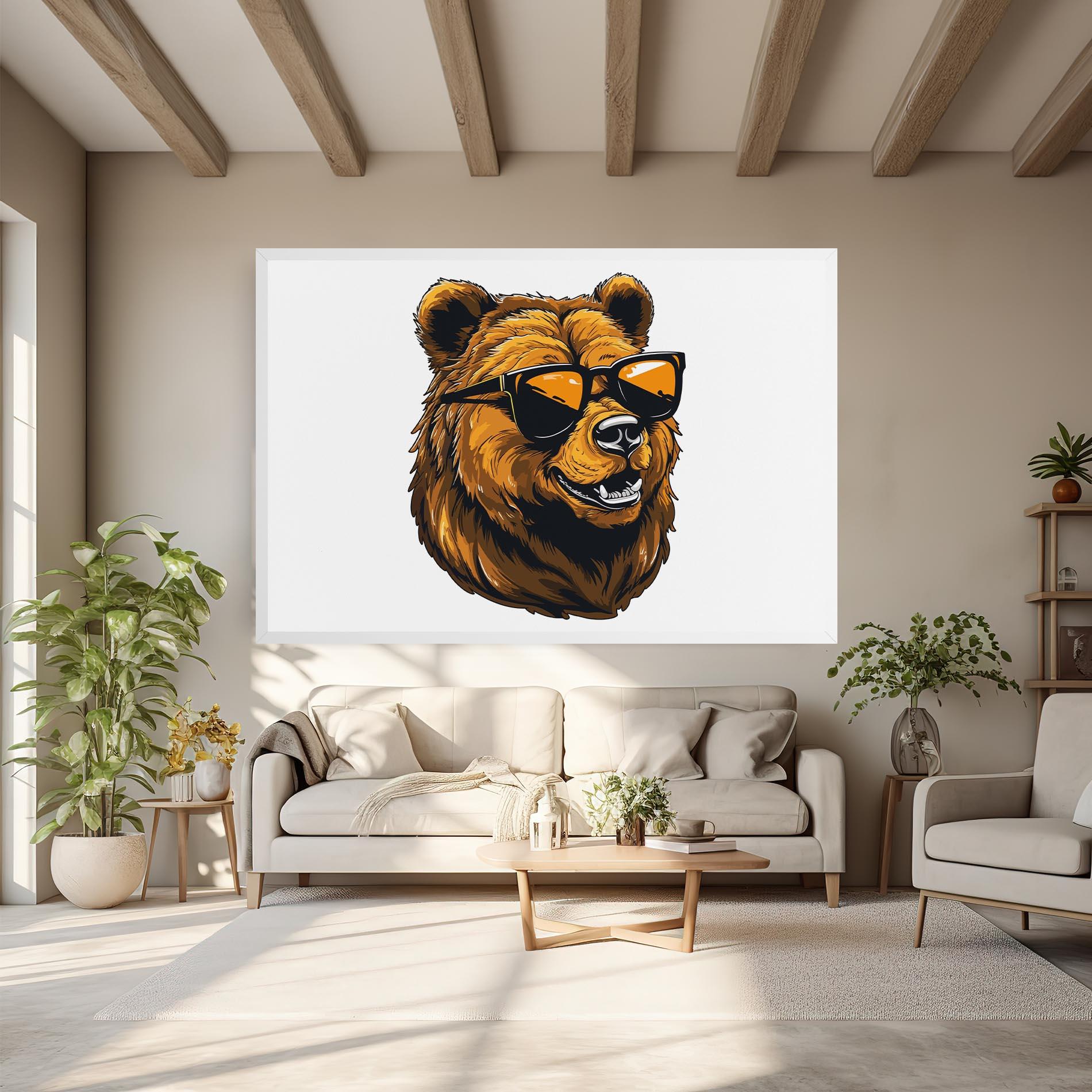 Leinwandbild Cool Glasses mockup 6