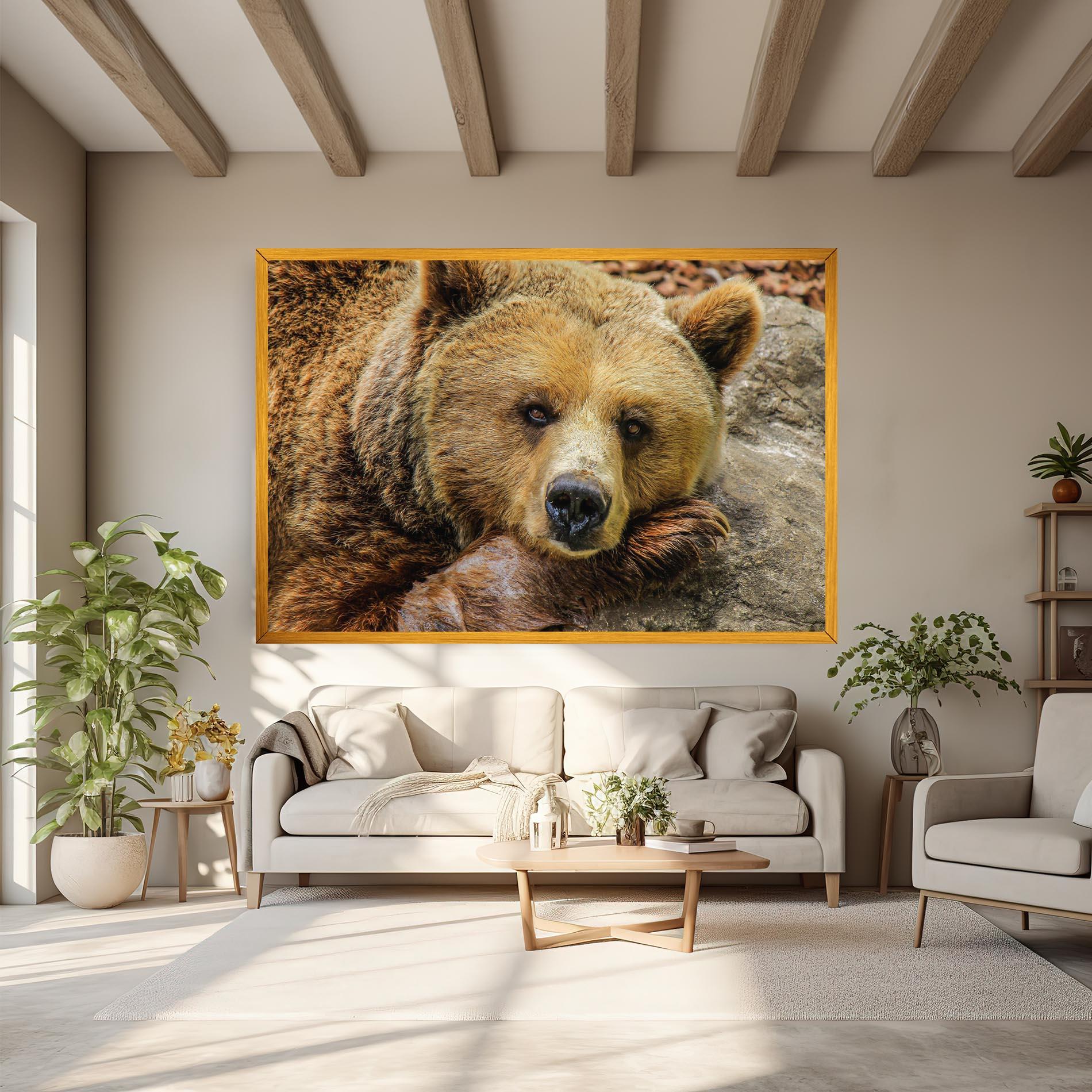 Leinwandbild Bear mockup 6