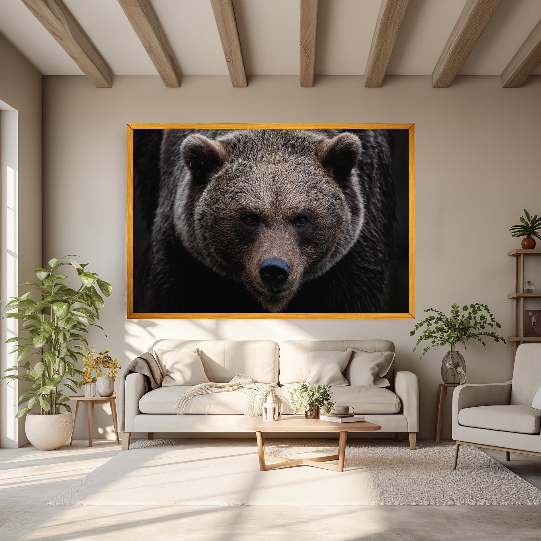 Leinwandbild Brown Bear mockup 6