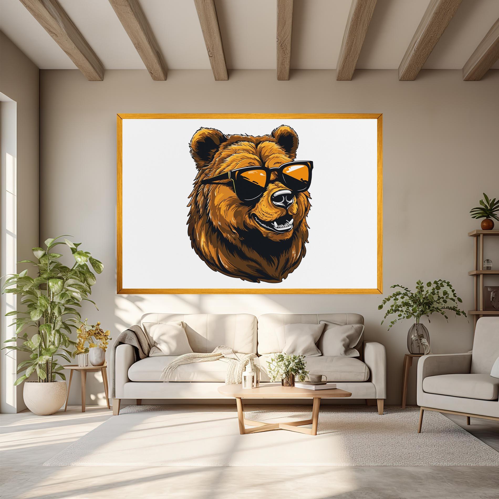 Leinwandbild Cool Glasses mockup 6