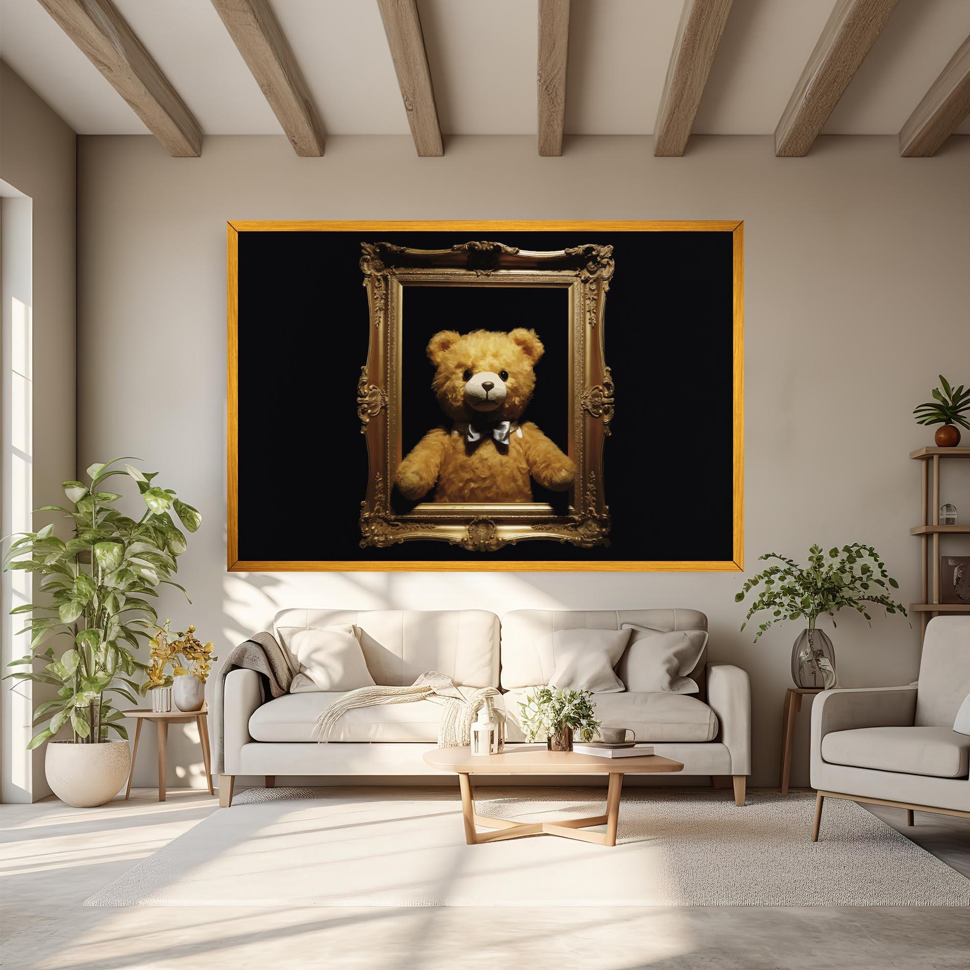 Leinwandbild Frame Bear mockup 6