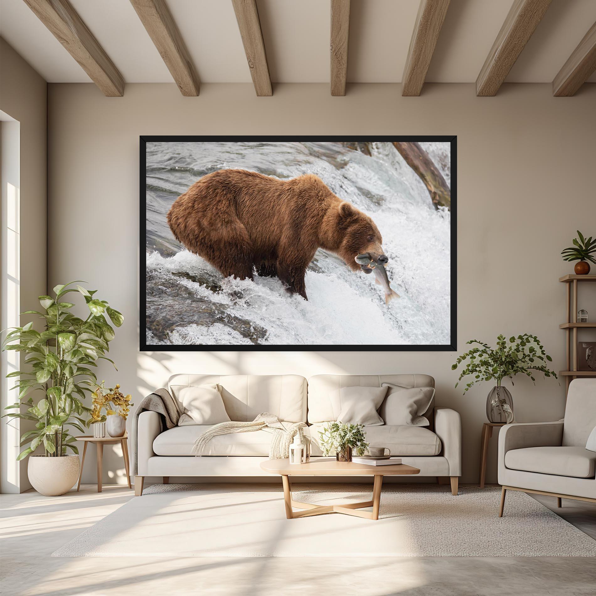 Leinwandbild Bear Hunting mockup 6