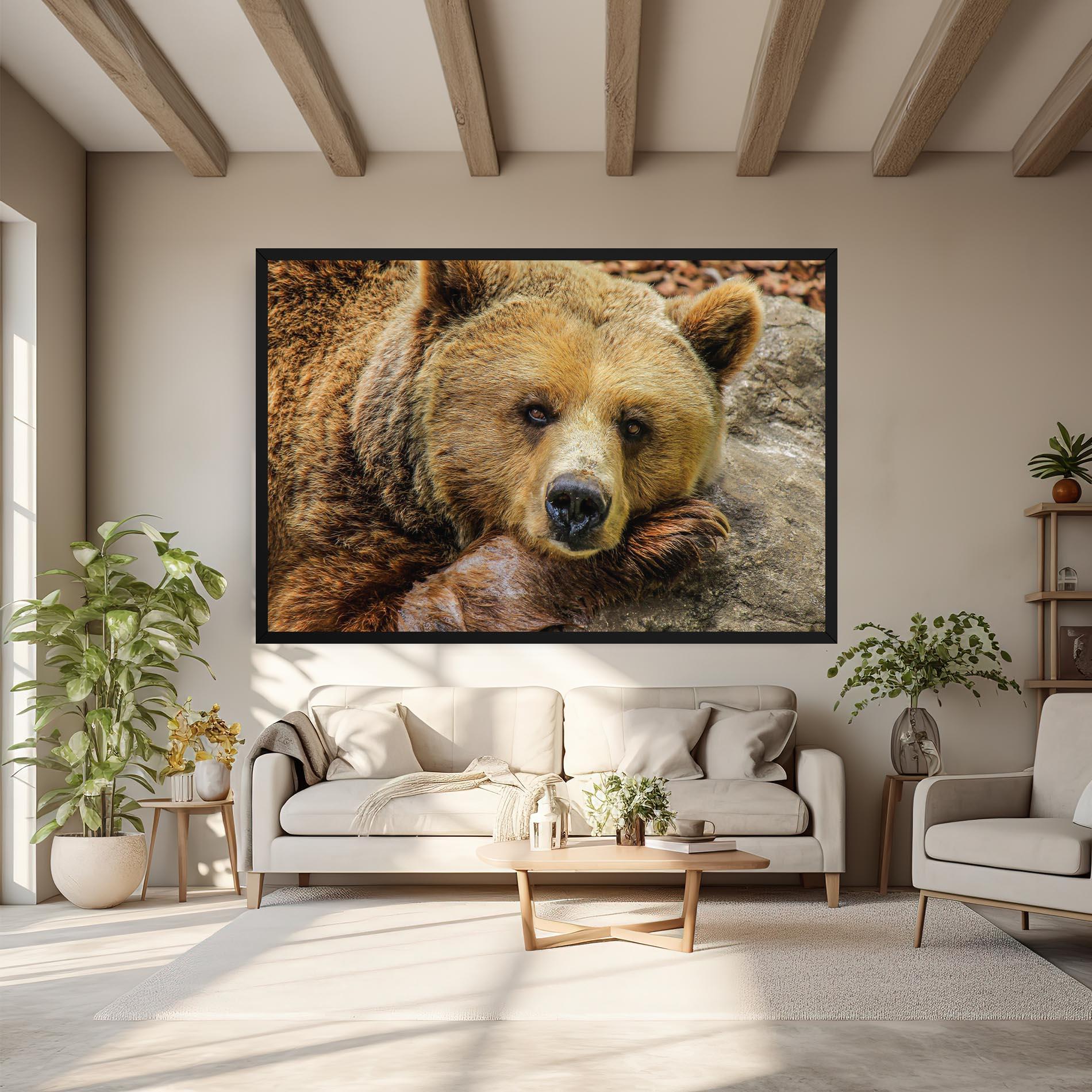Leinwandbild Bear mockup 6
