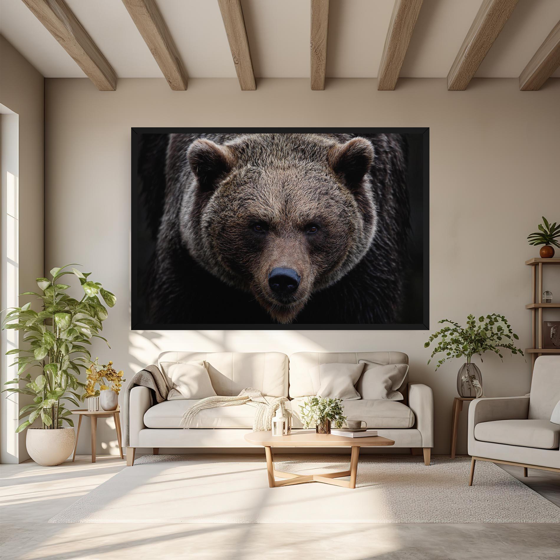 Leinwandbild Brown Bear mockup 6