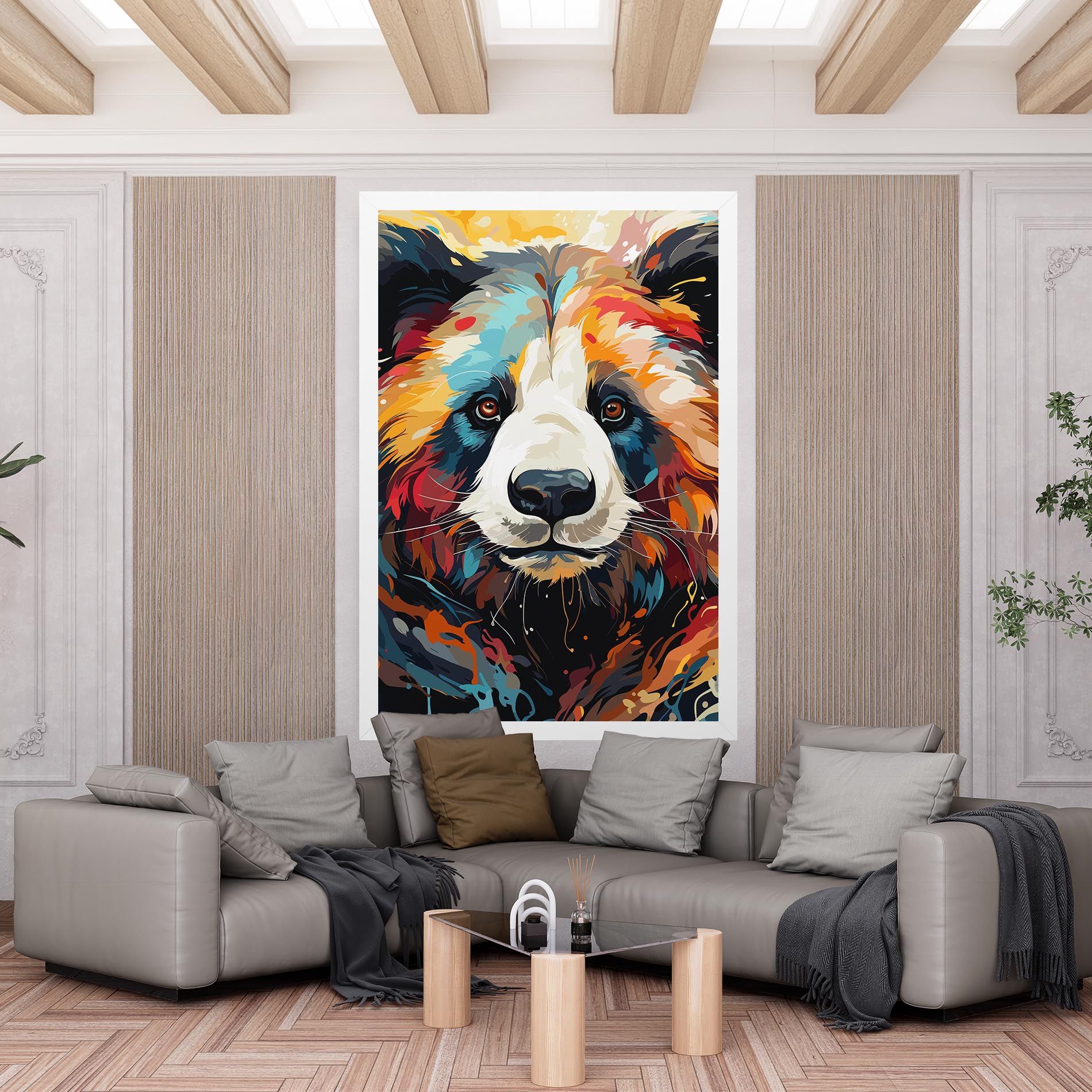 Cream Color Bear mockup 6