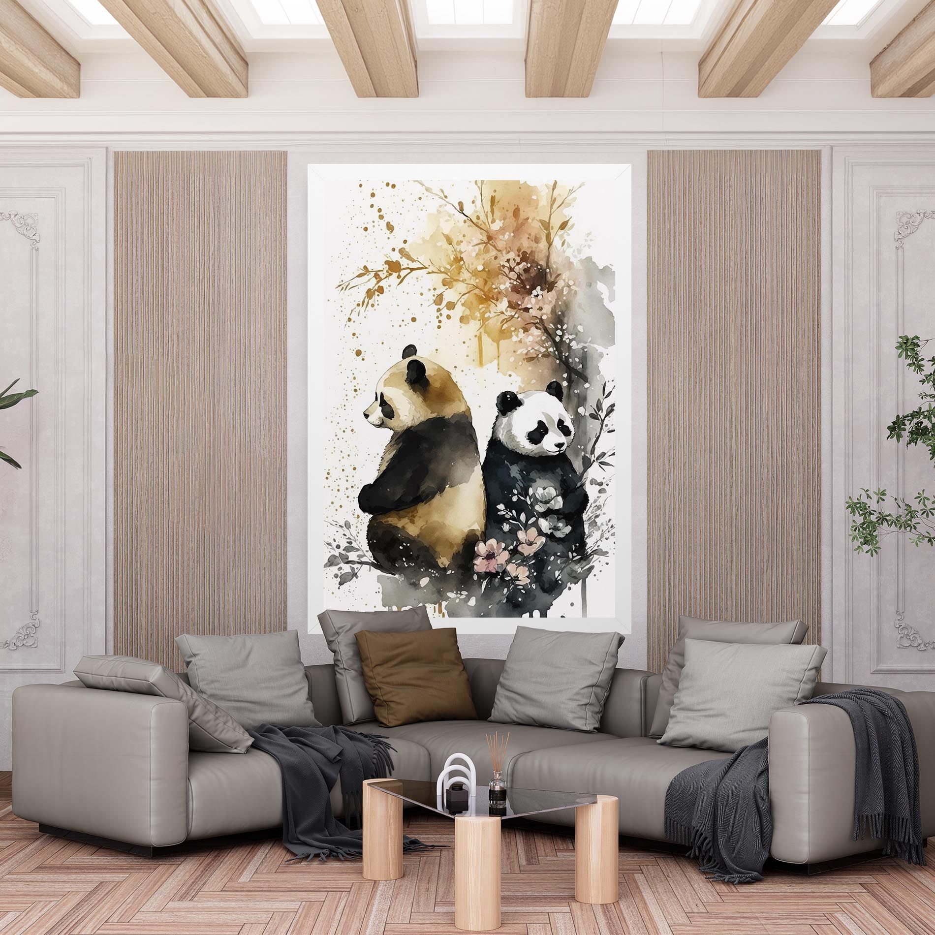 Gold Panda Art mockup 6