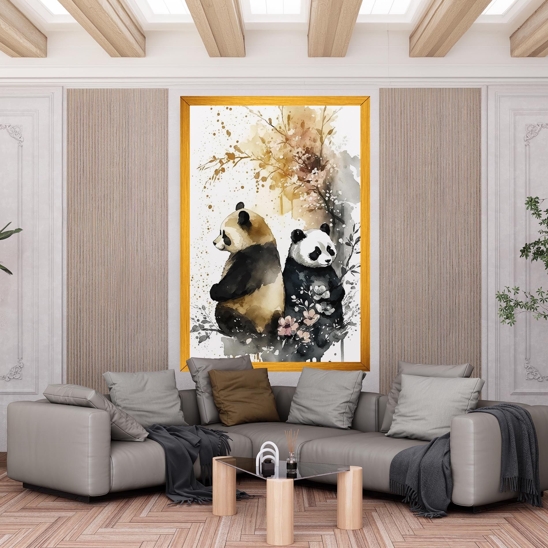 Gold Panda Art mockup 6