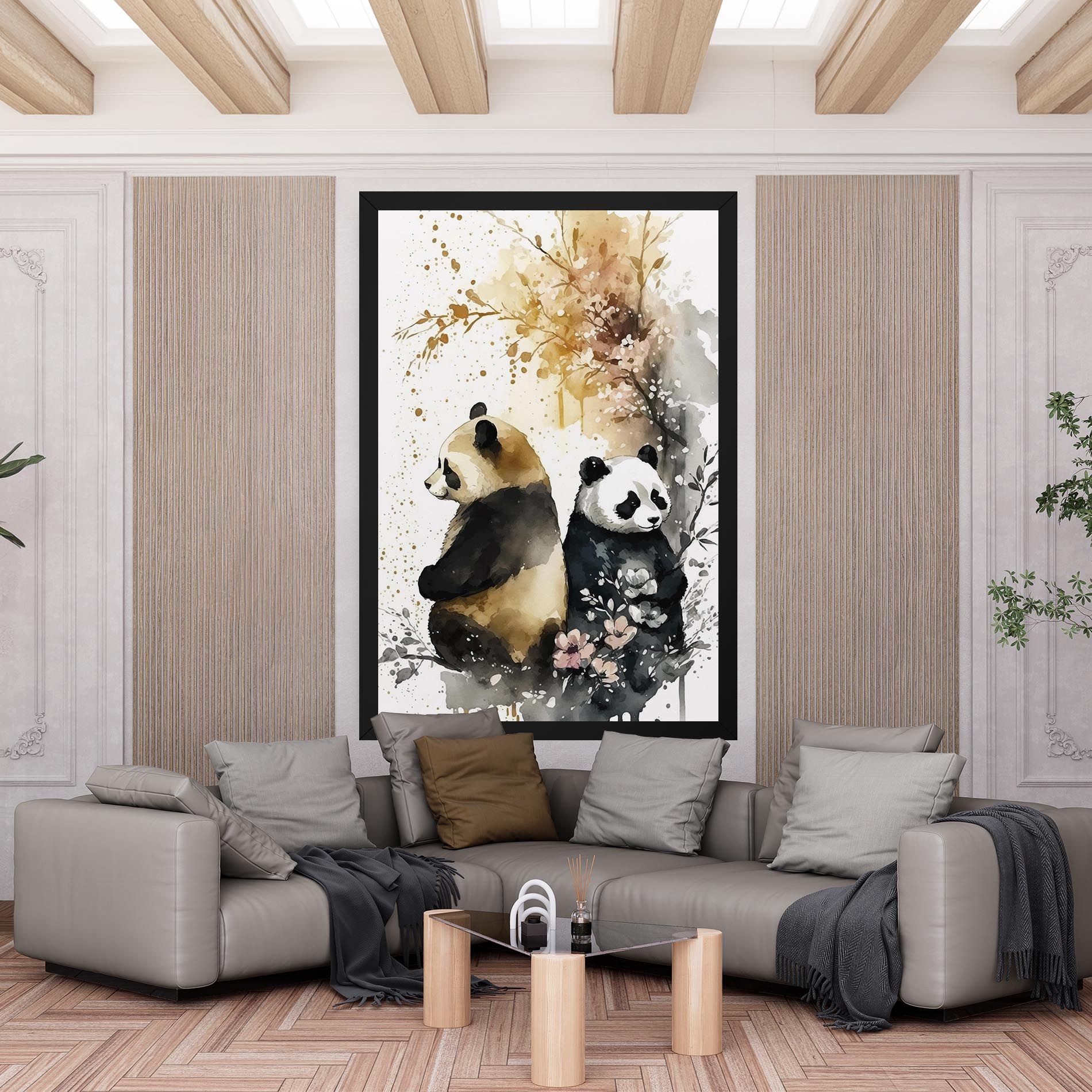 Gold Panda Art mockup 6