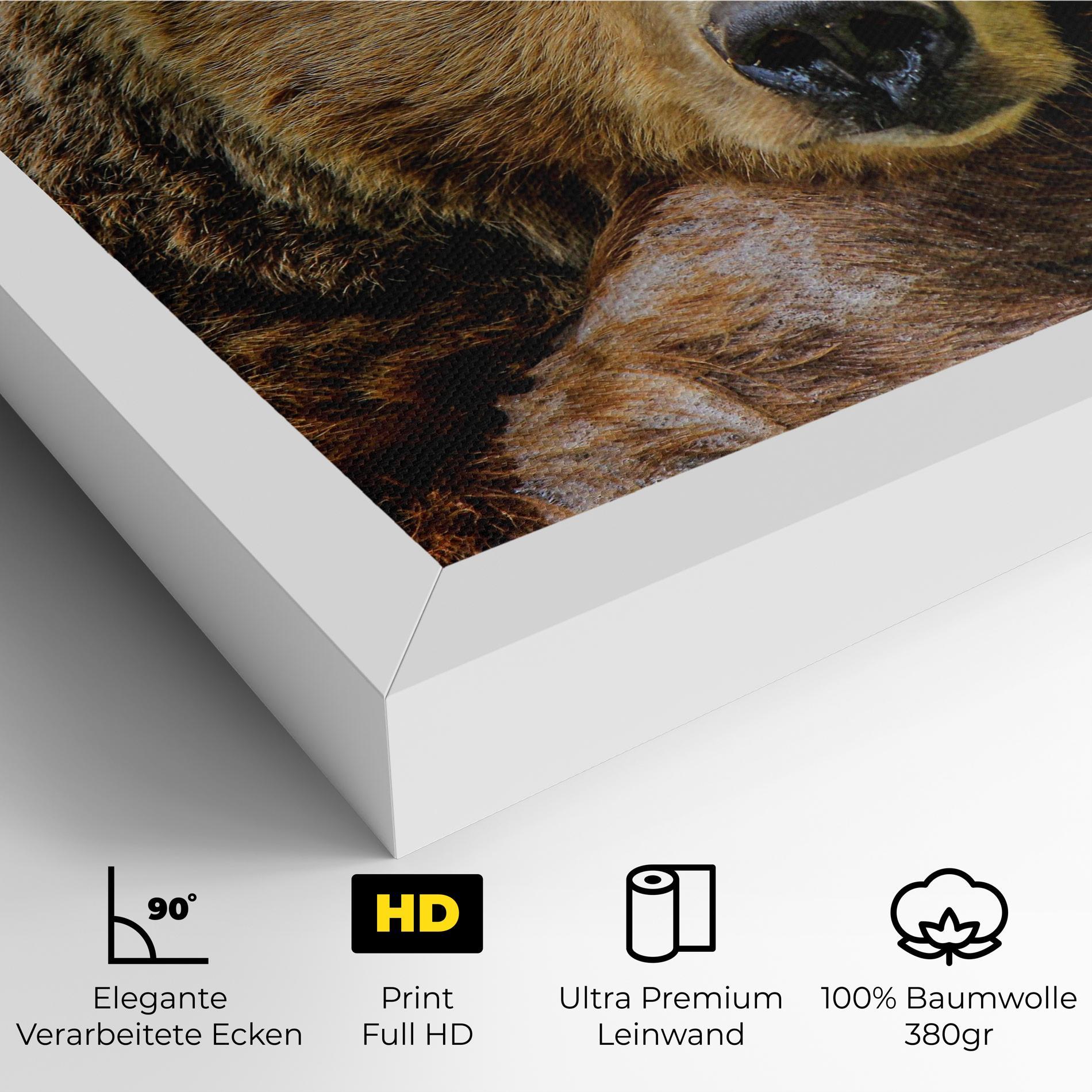 Leinwandbild Bear mockup 4