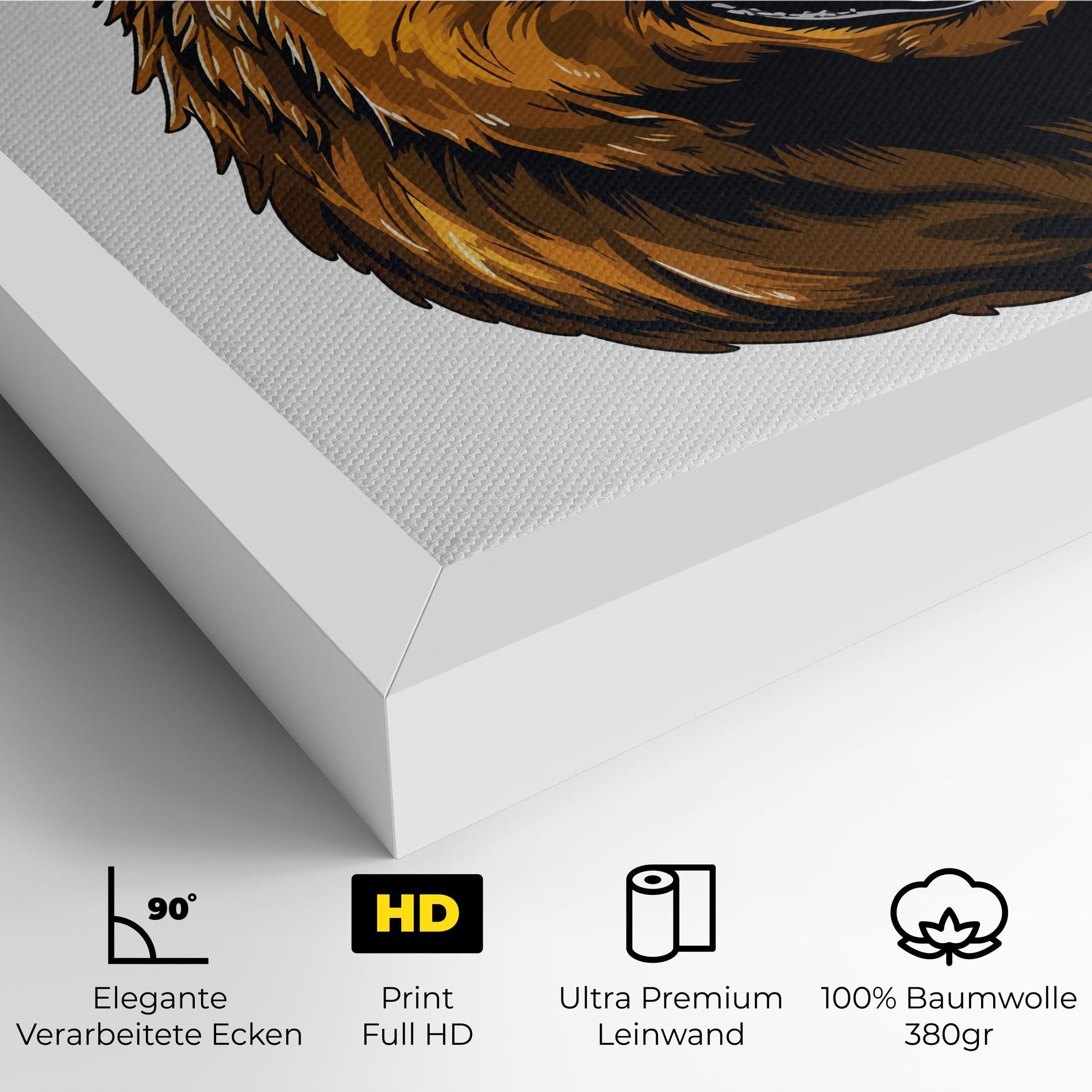 Leinwandbild Cool Glasses mockup 4