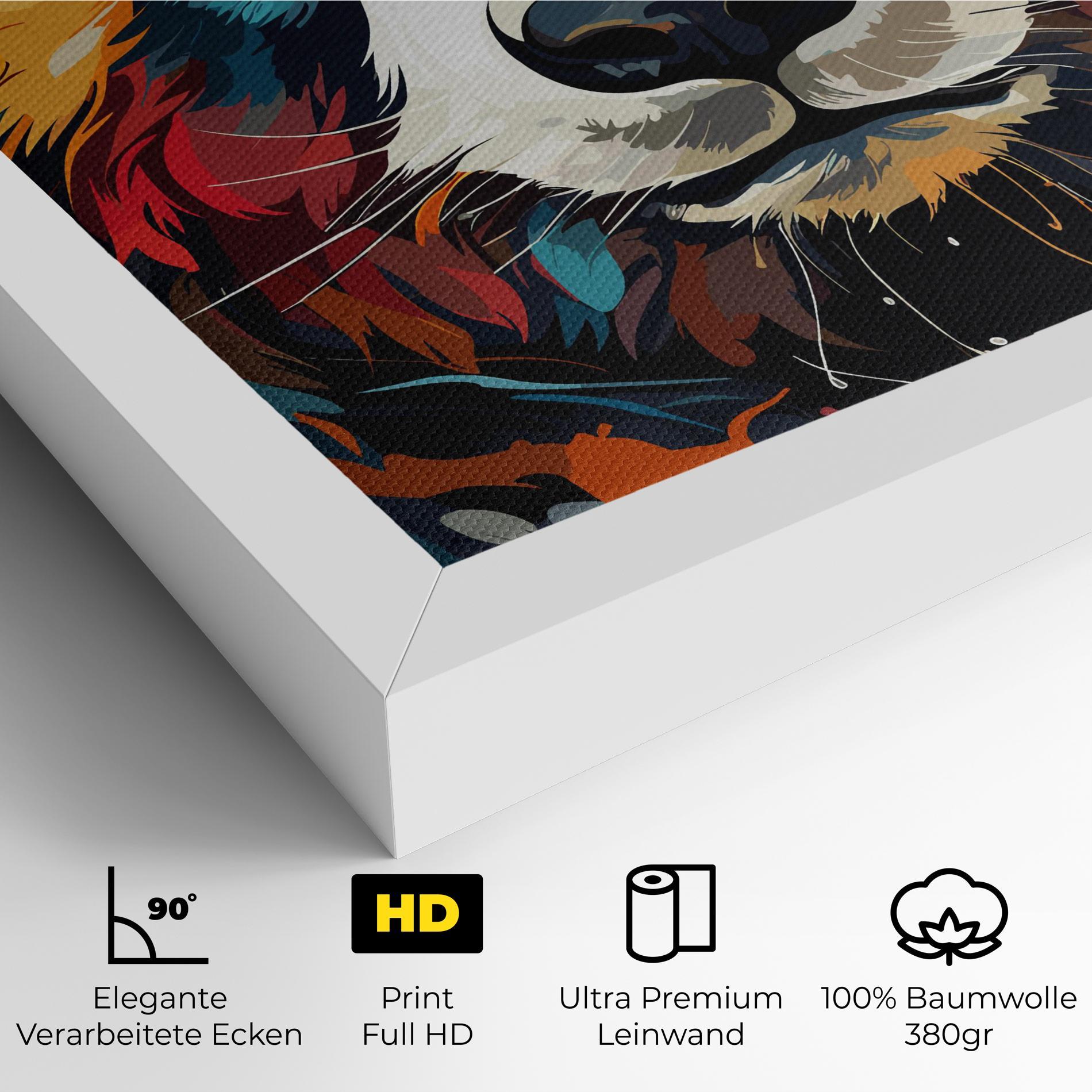 Leinwandbild Cream Color Bear mockup 4