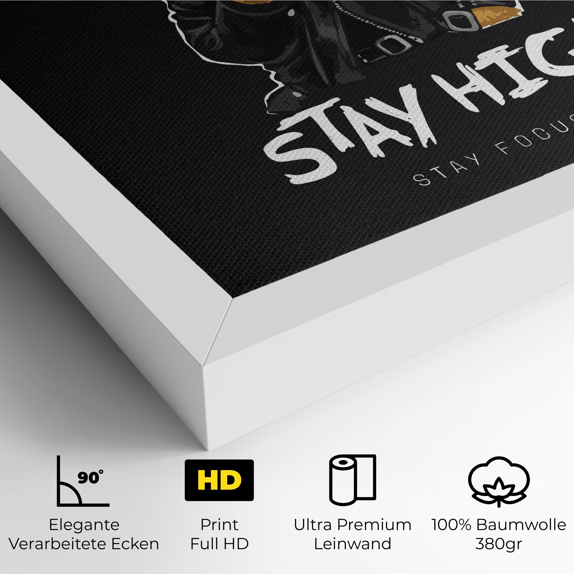 Leinwandbild Stay Focused mockup 4