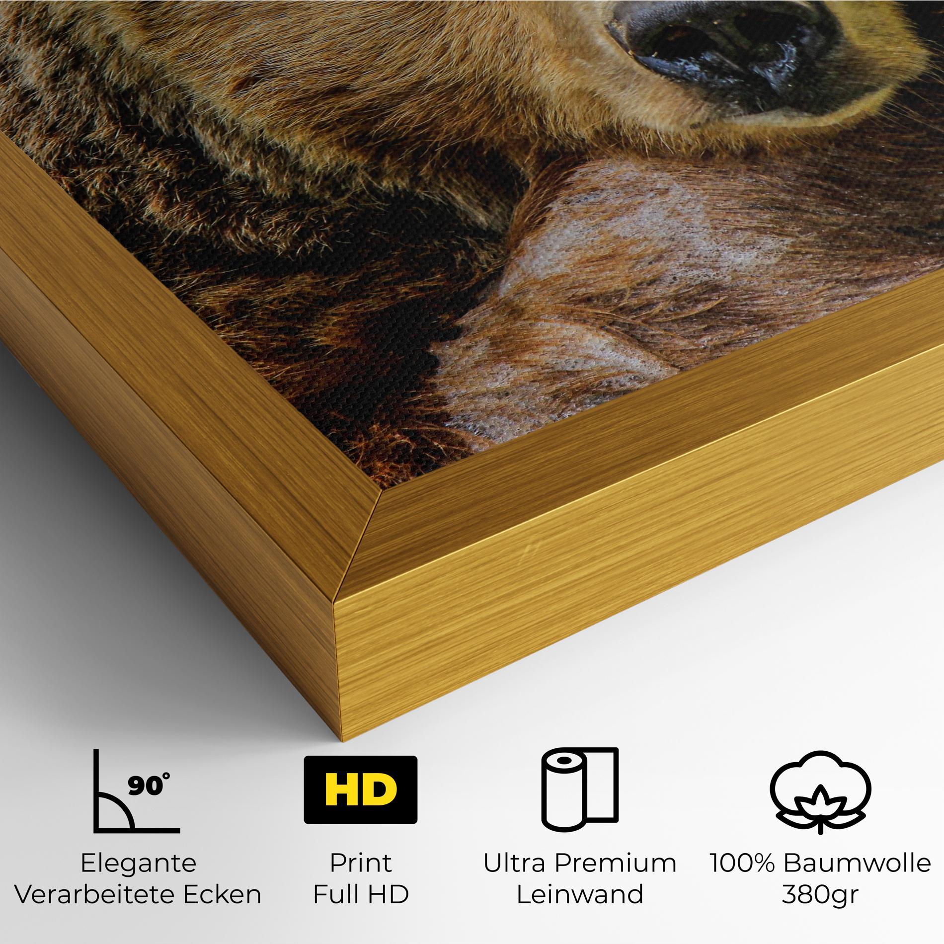 Leinwandbild Bear mockup 4
