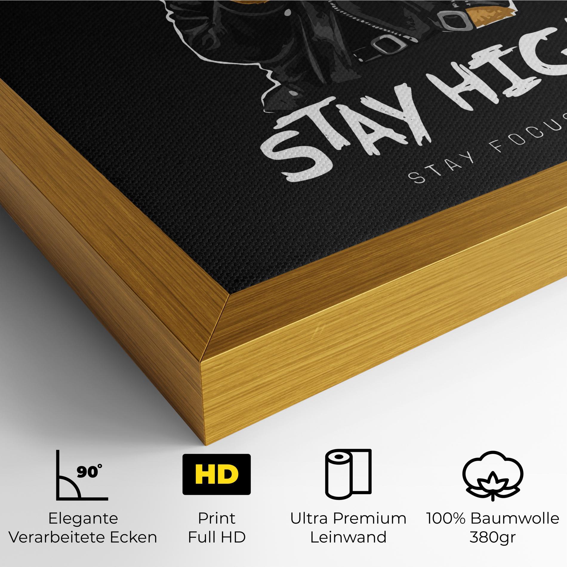 Leinwandbild Stay Focused mockup 4