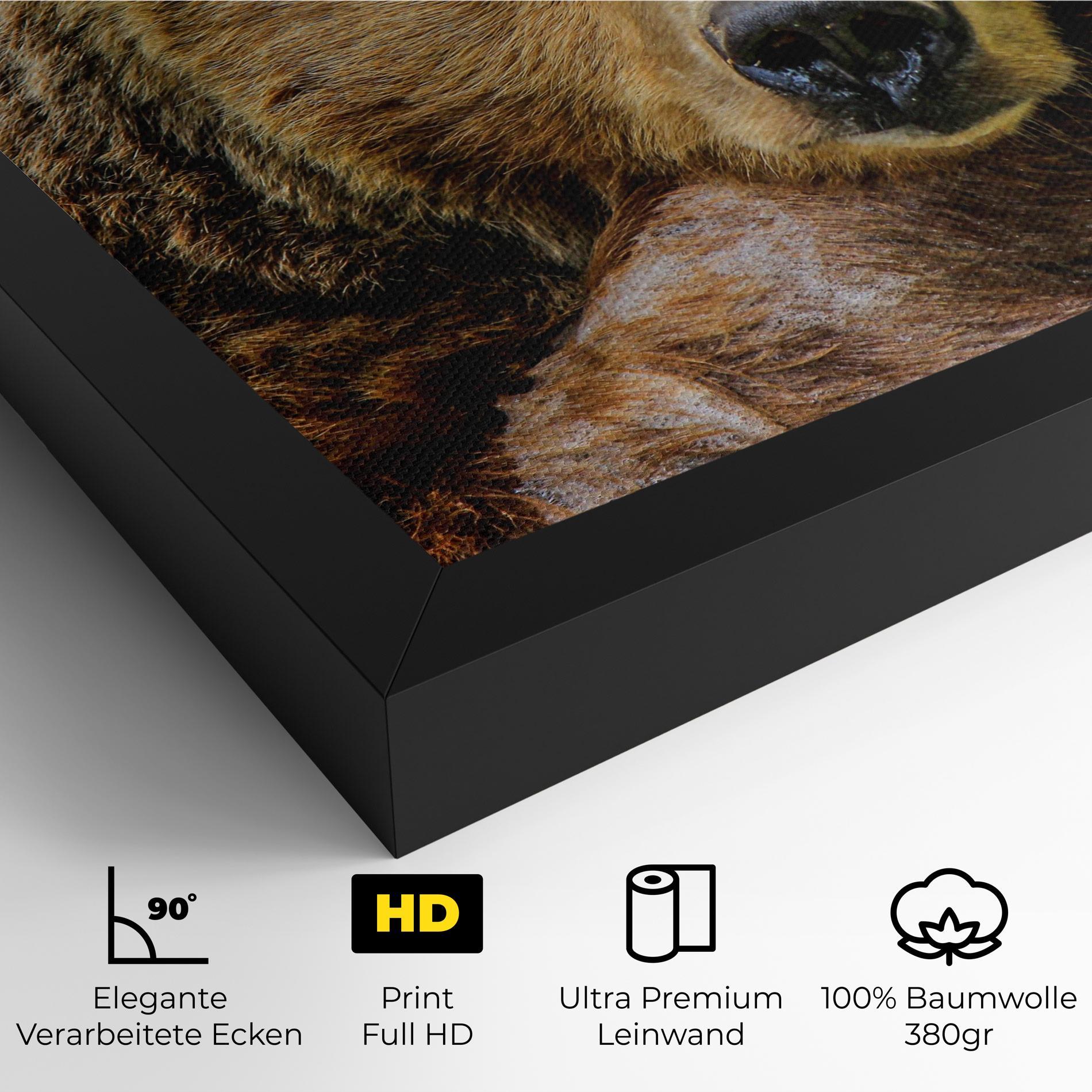 Leinwandbild Bear mockup 4