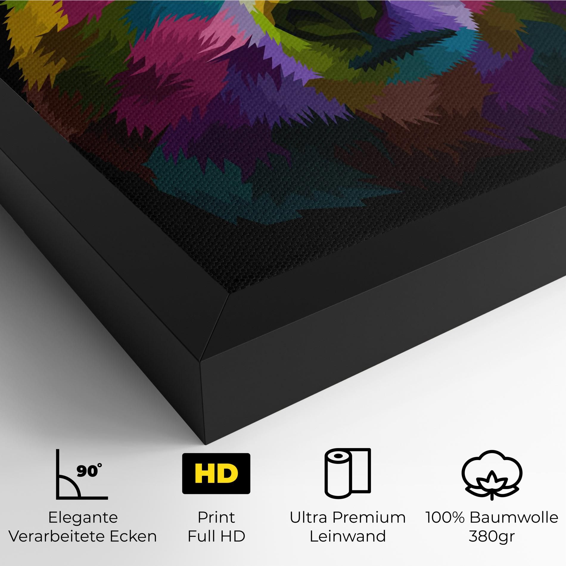 Colorful Bear Head mockup 4