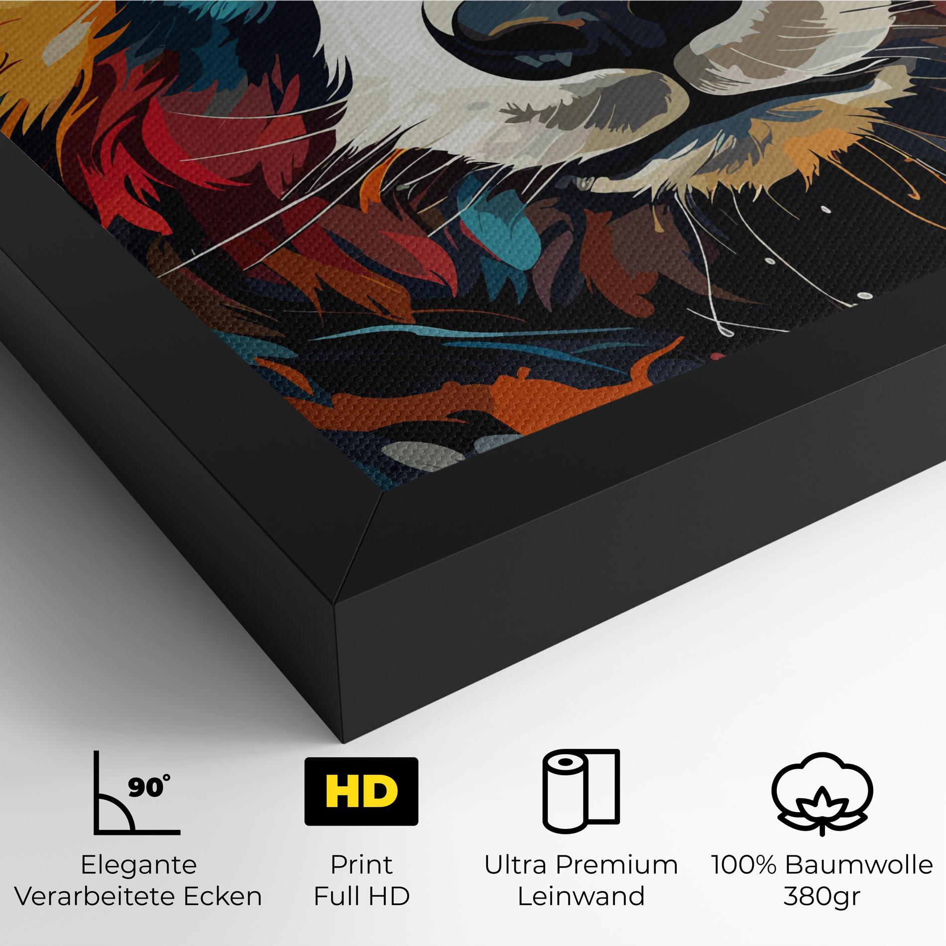 Leinwandbild Cream Color Bear mockup 4