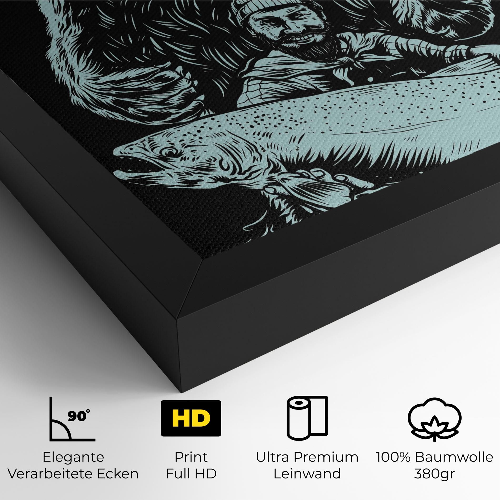 Fishing Bear mockup 4