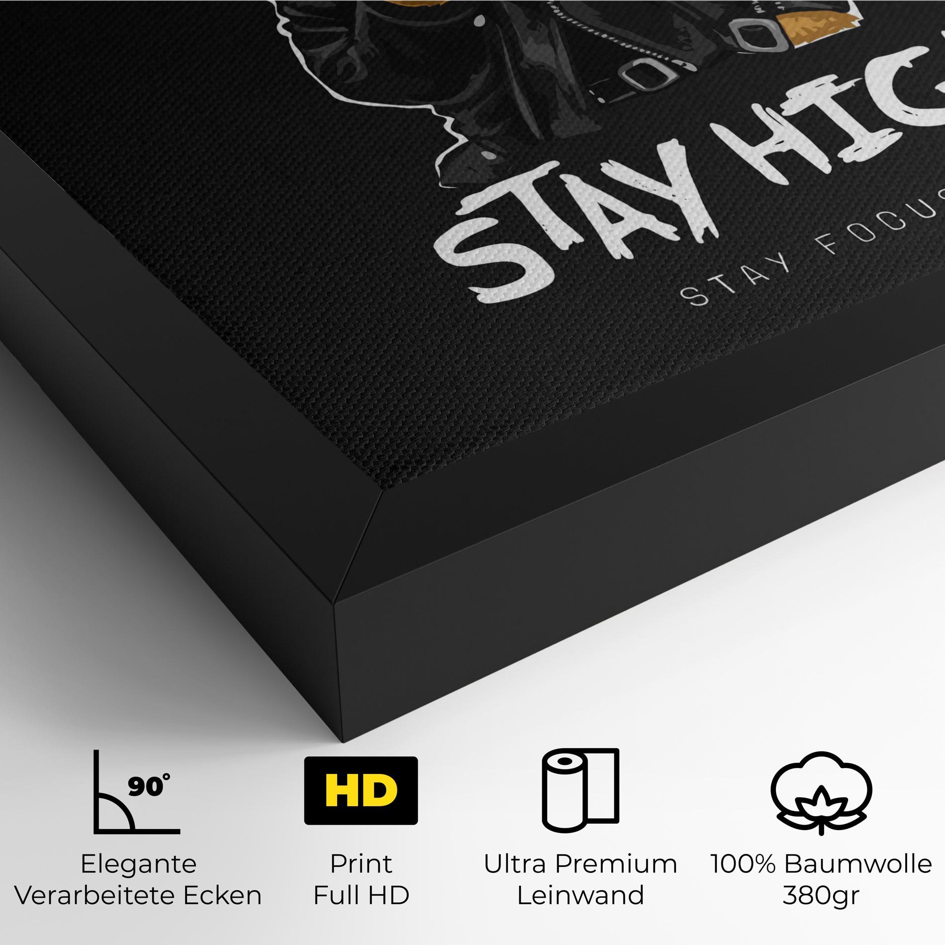 Leinwandbild Stay Focused mockup 4