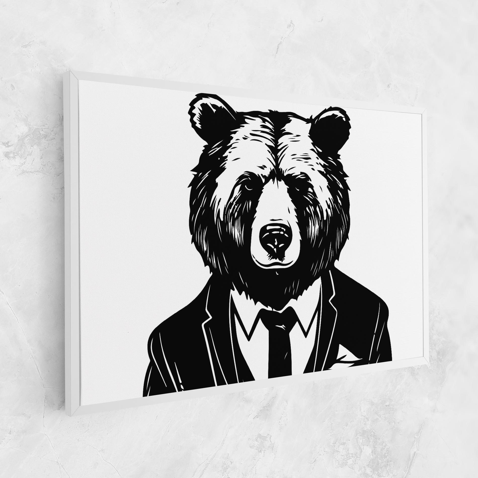 Leinwandbild Business Bear mockup 1