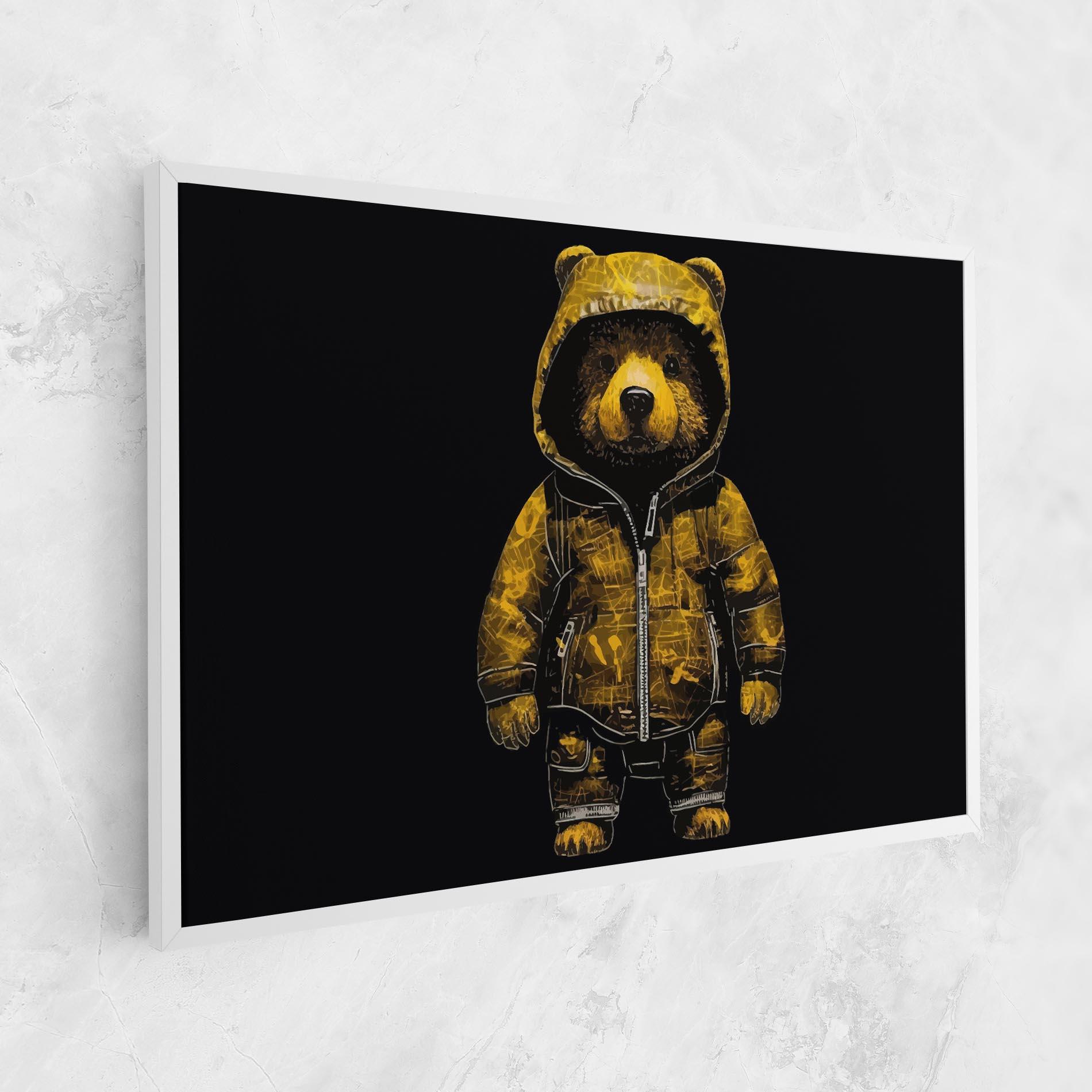 Leinwandbild Yellow Bear mockup 1