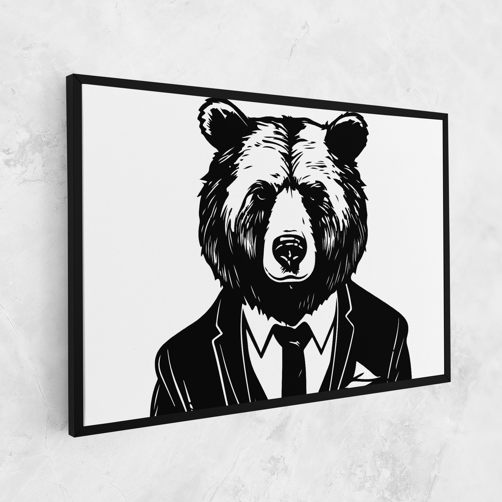 Leinwandbild Business Bear mockup 1