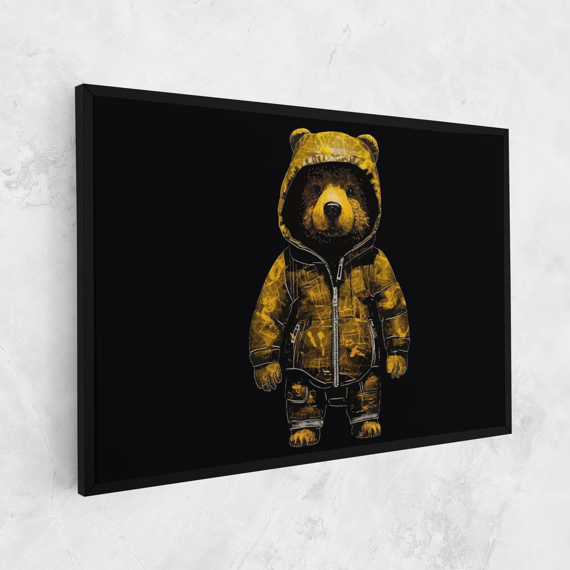 Leinwandbild Yellow Bear mockup 1