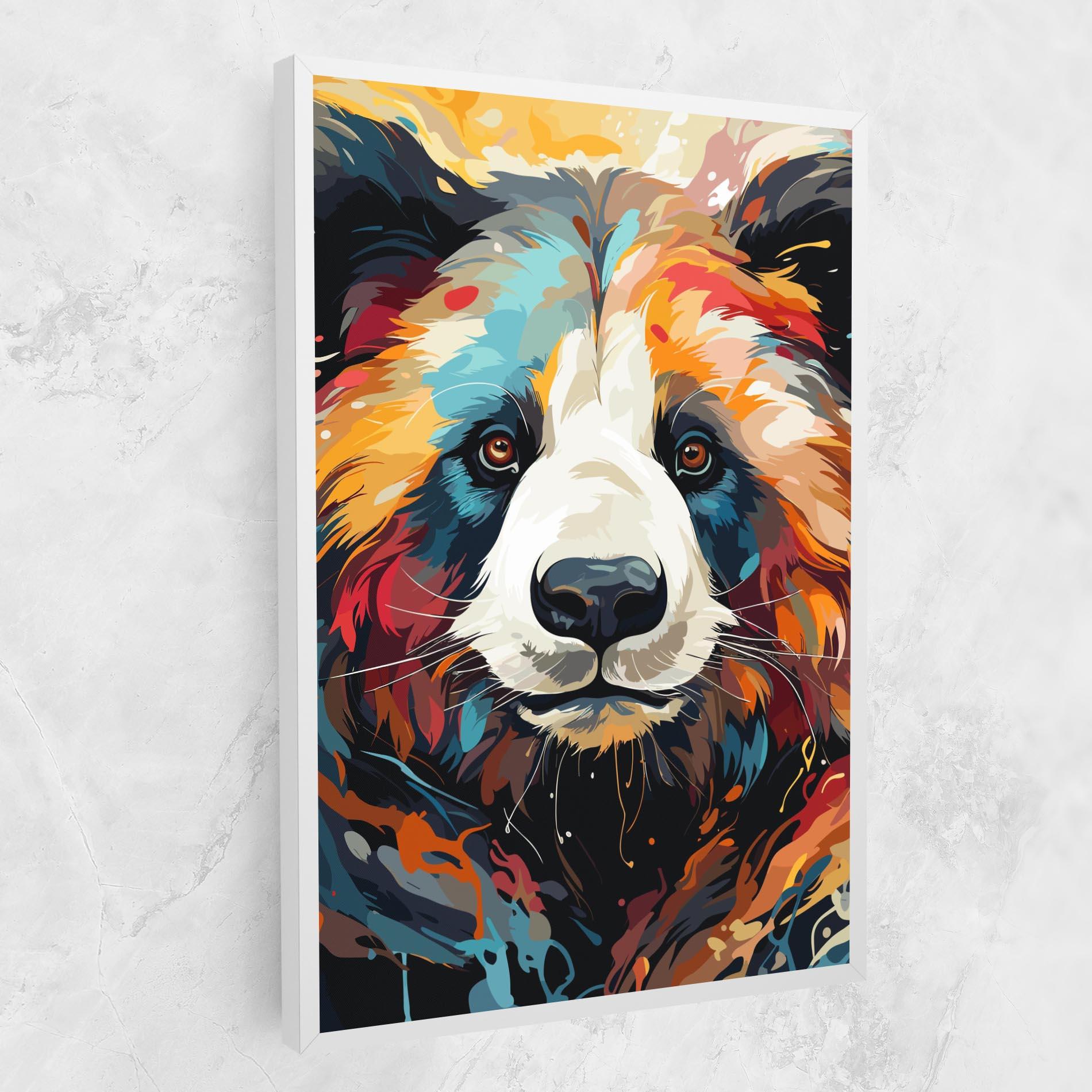 Leinwandbild Cream Color Bear mockup 1