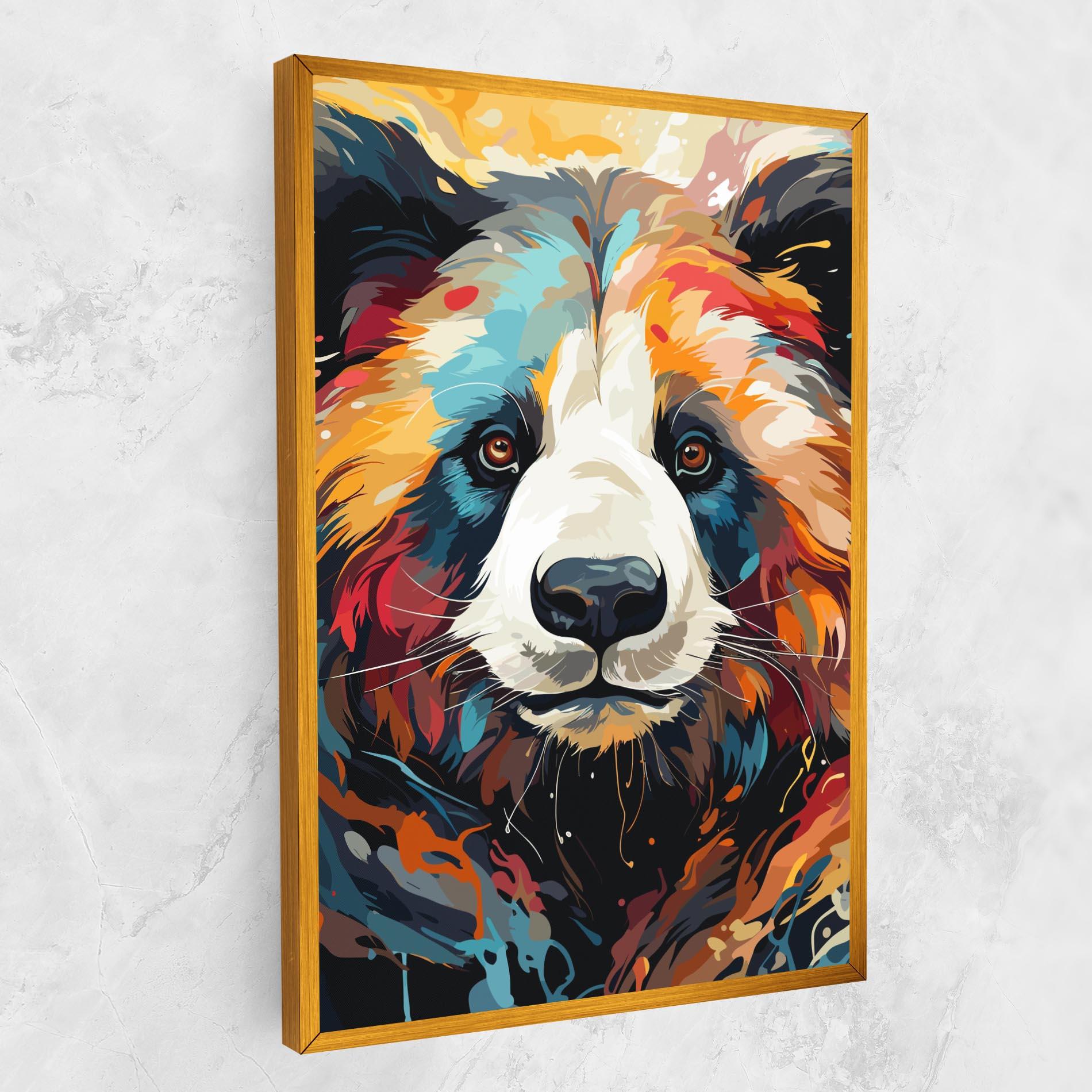 Leinwandbild Cream Color Bear mockup 1