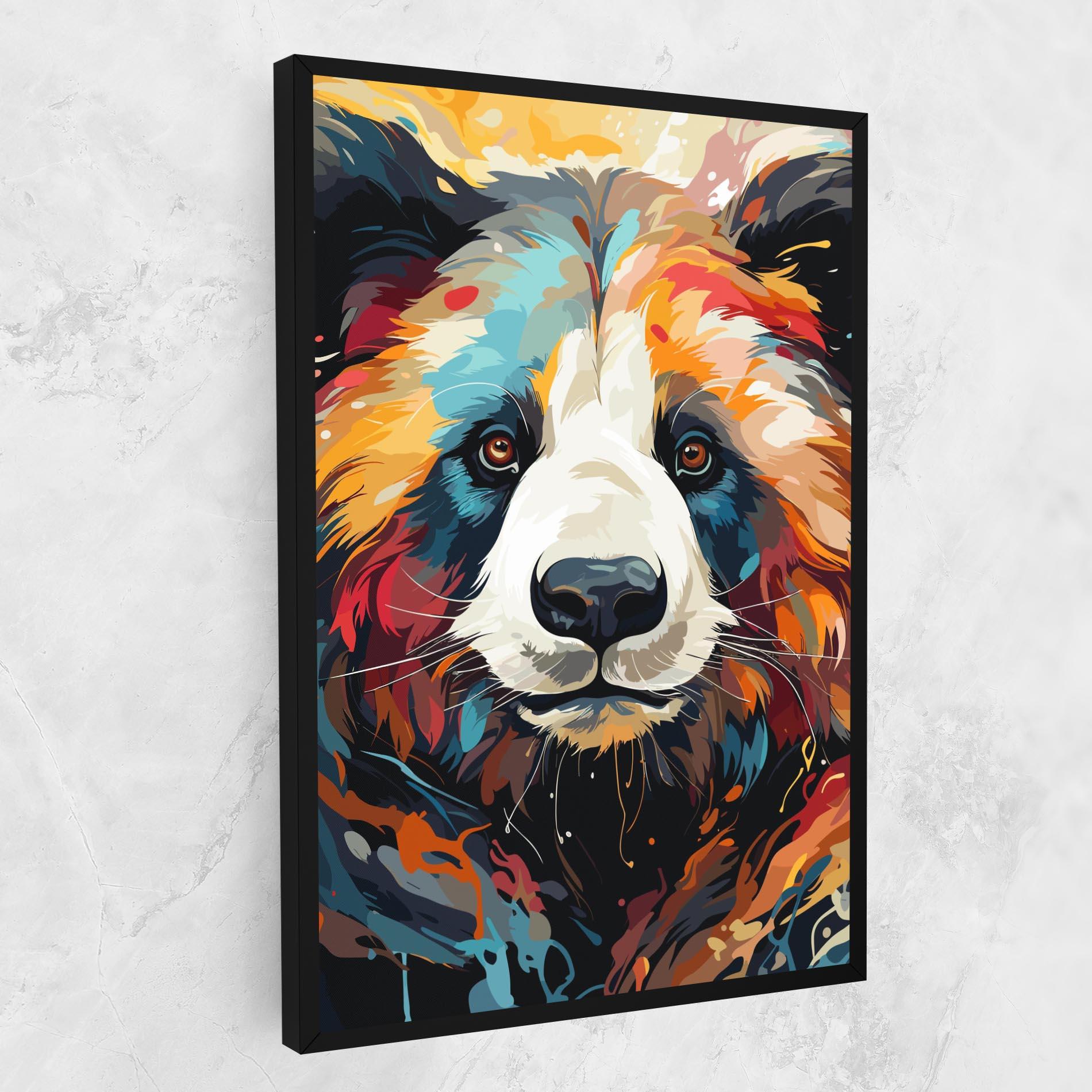 Leinwandbild Cream Color Bear mockup 1