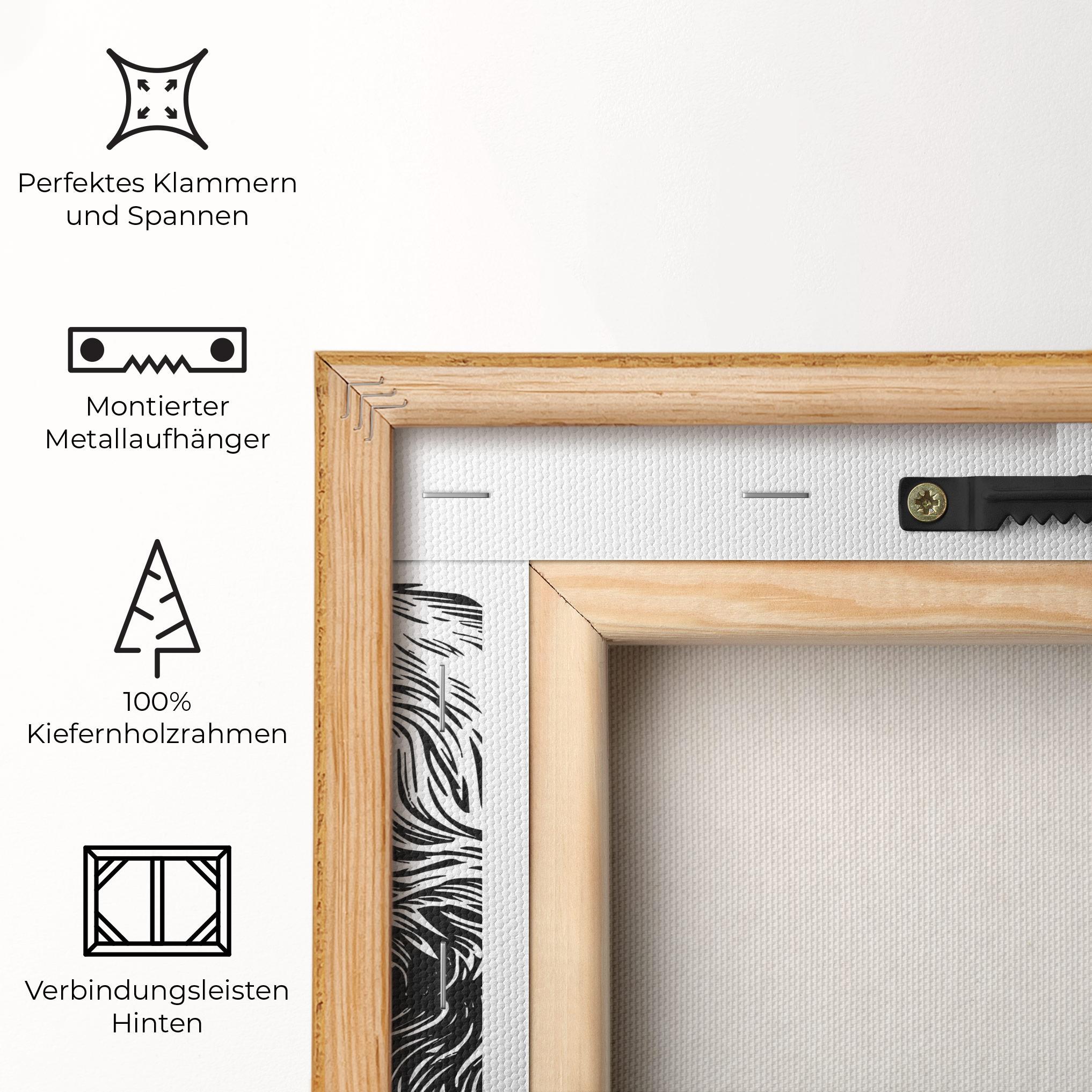 Leinwandbild Bear Bite mockup 5