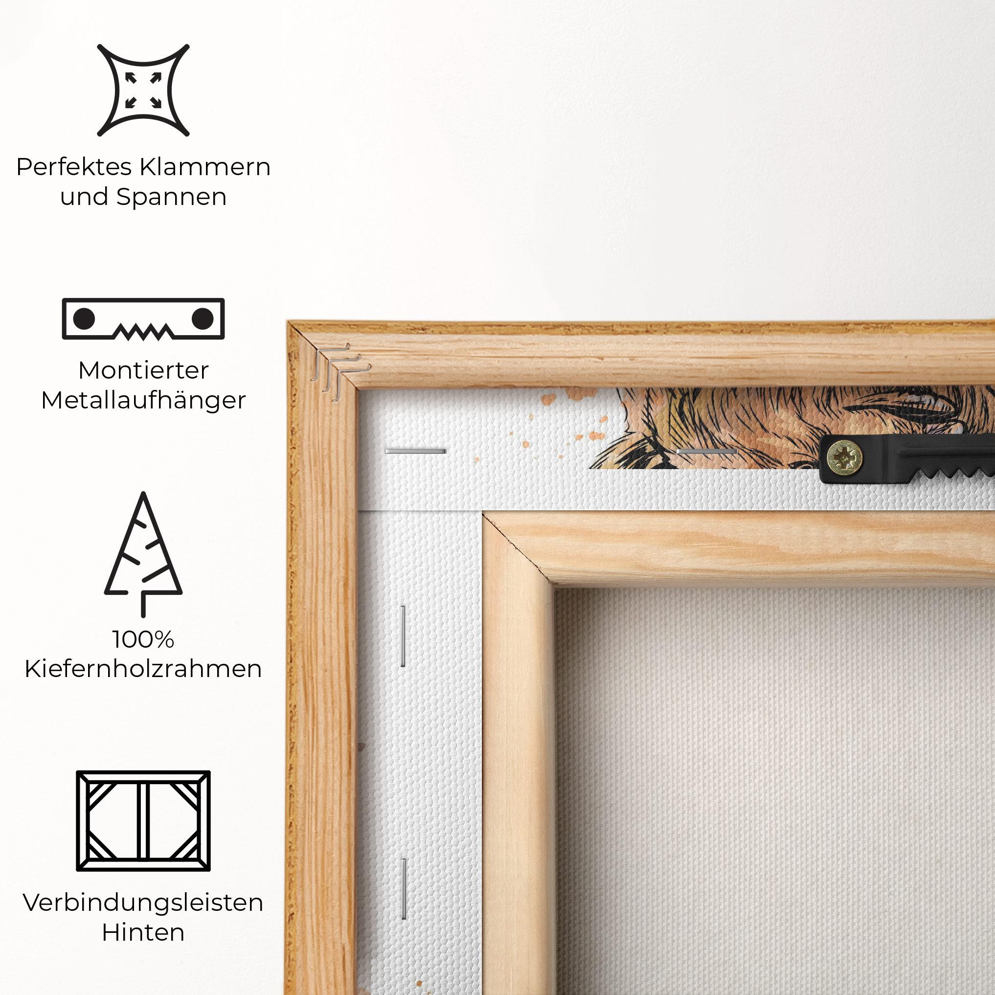 Leinwandbild Butterfly Bear mockup 5