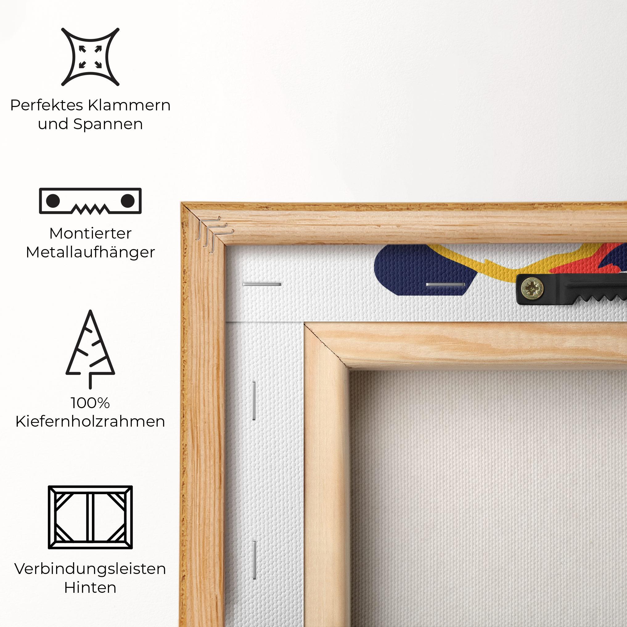 Leinwandbild Cute Panda mockup 5