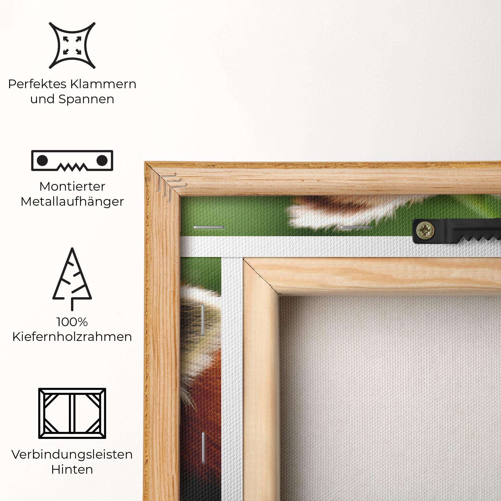 Leinwandbild Cute Red Panda mockup 5