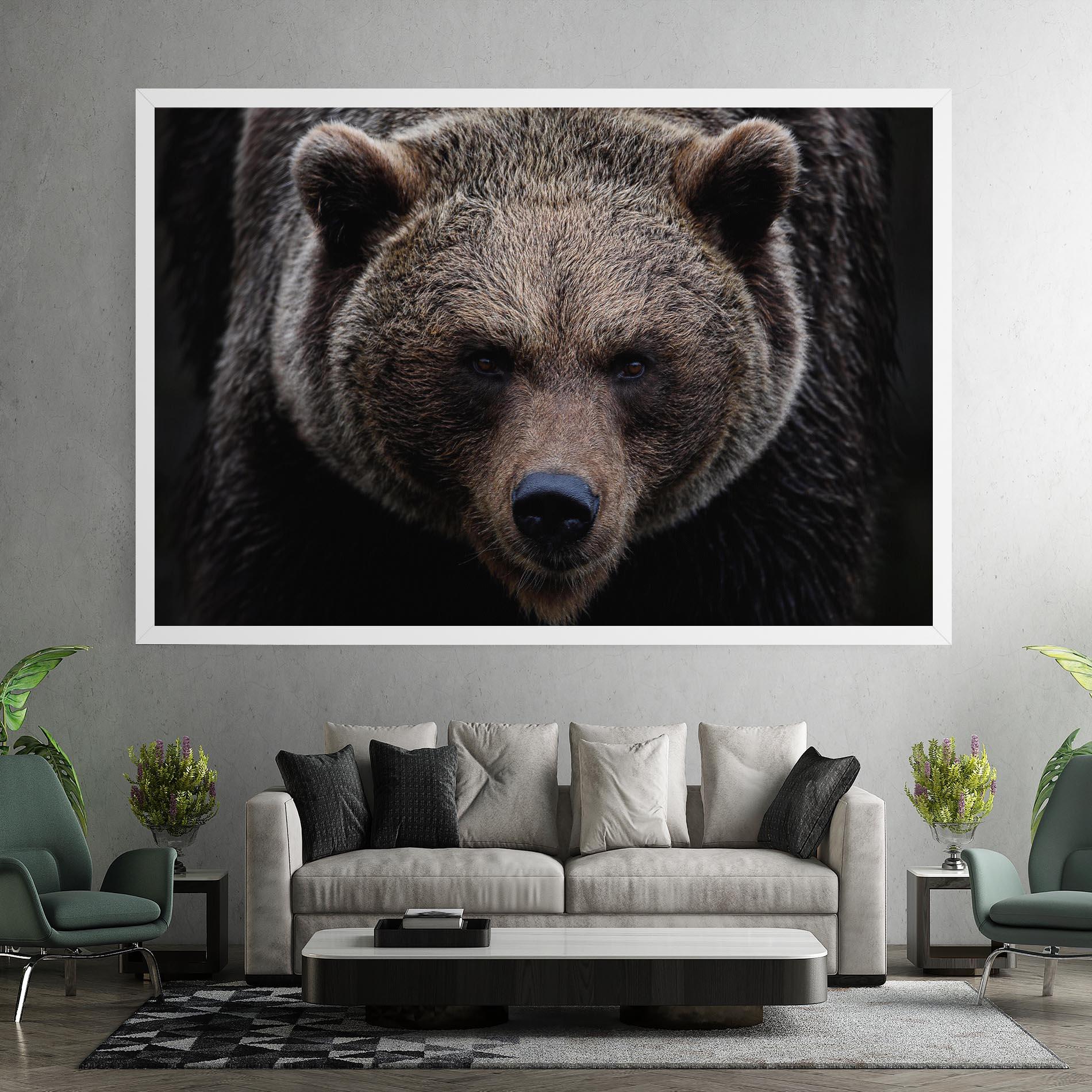 Leinwandbild Brown Bear mockup 7
