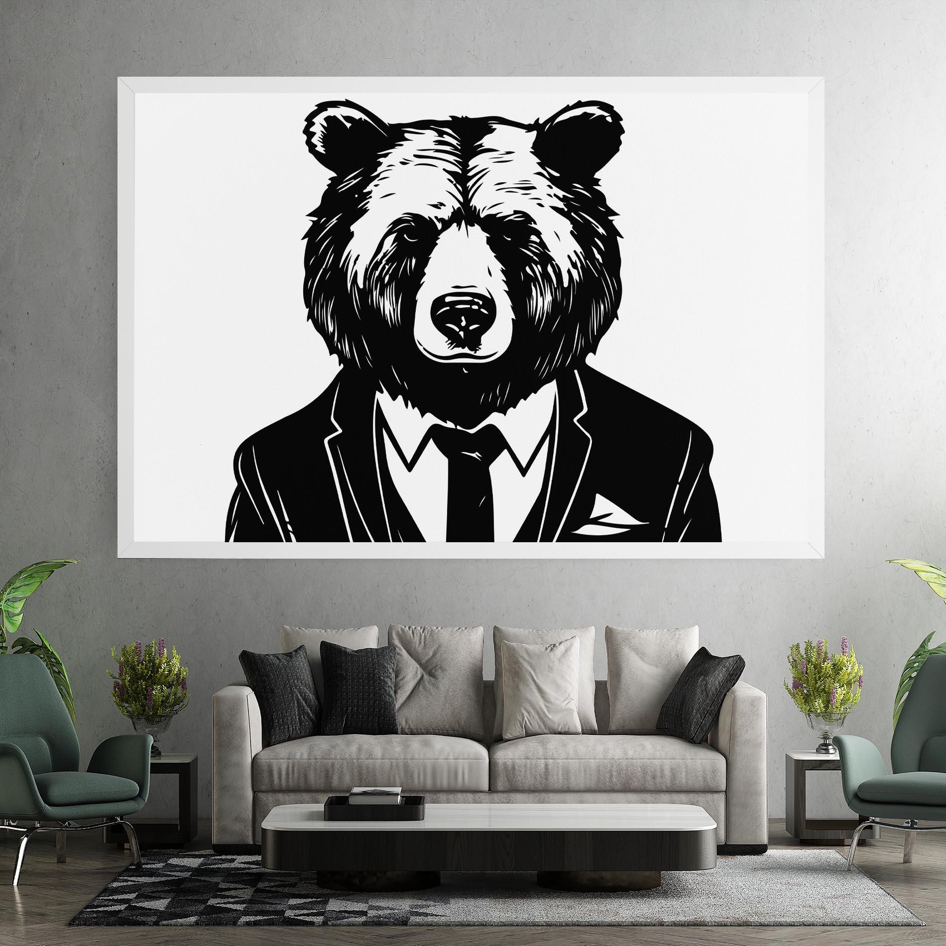 Leinwandbild Business Bear mockup 7